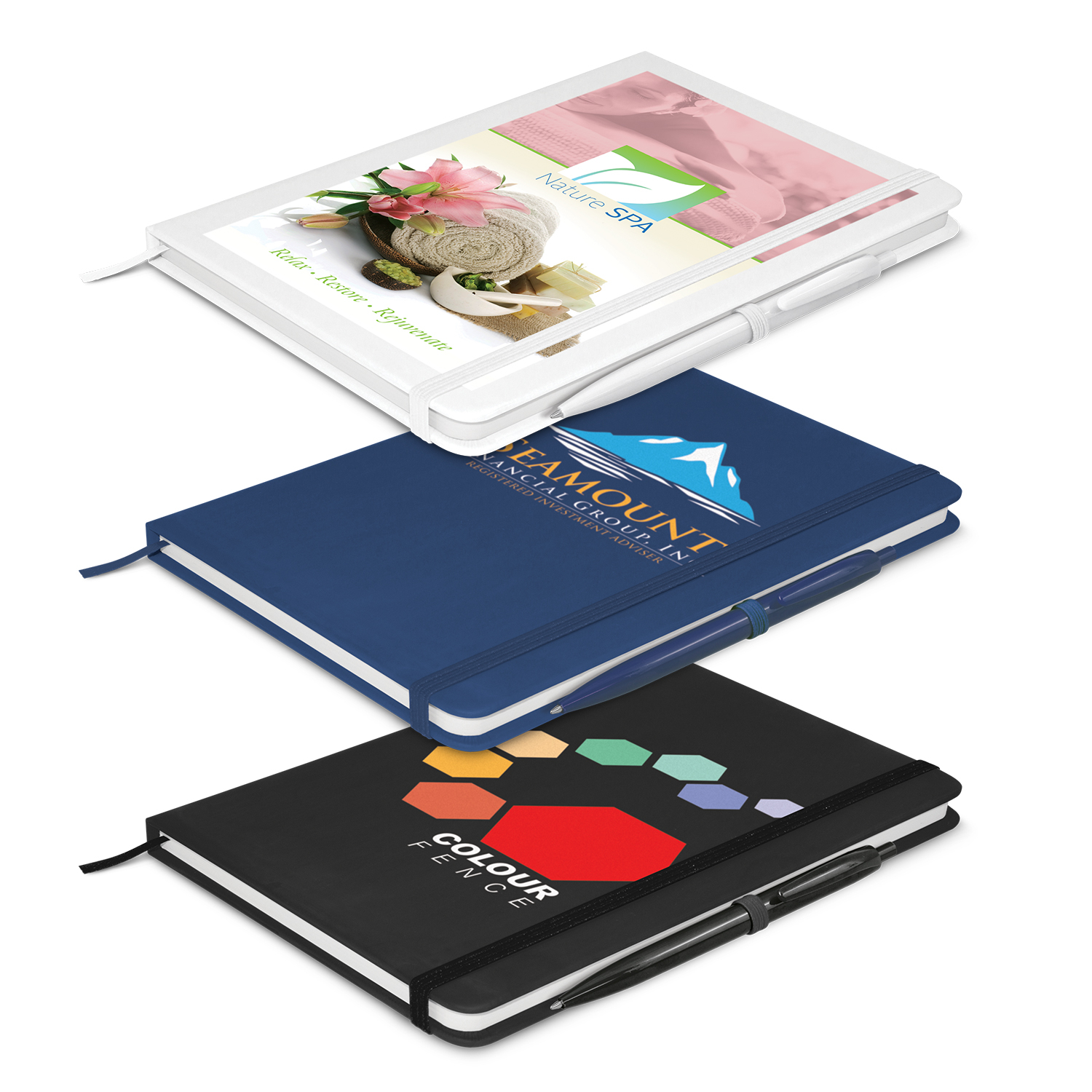 Omega Notebook With Pen – Image 1