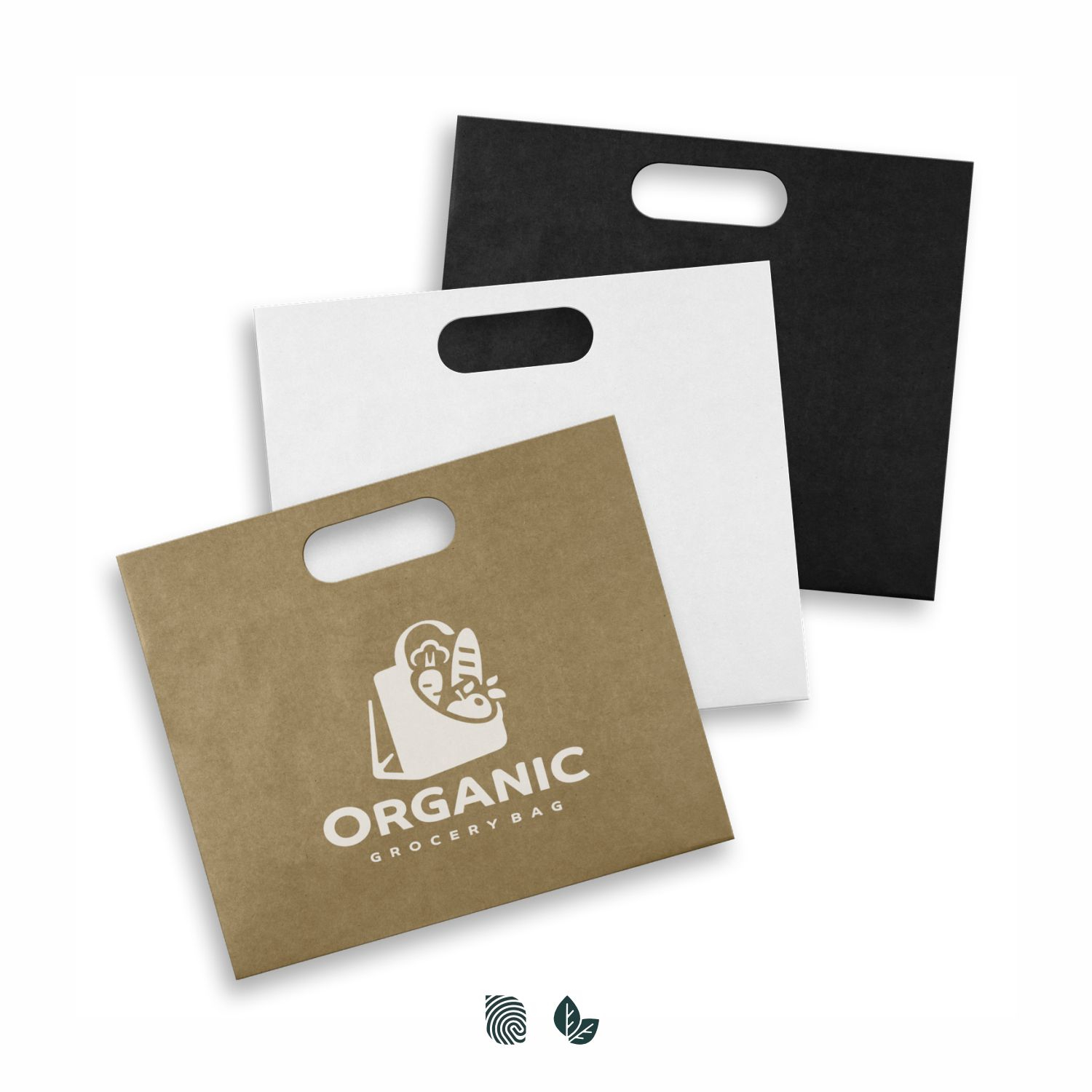 Large Die Cut Paper Bag Landscape – Image 1