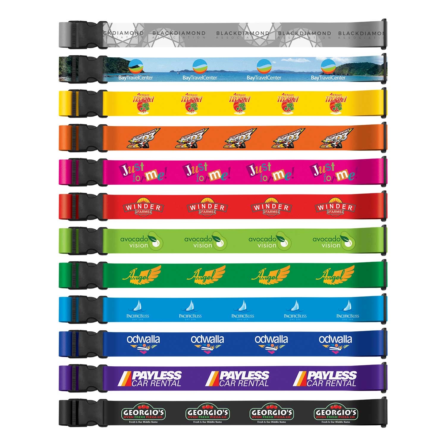 Full Colour Luggage Strap – Image 1