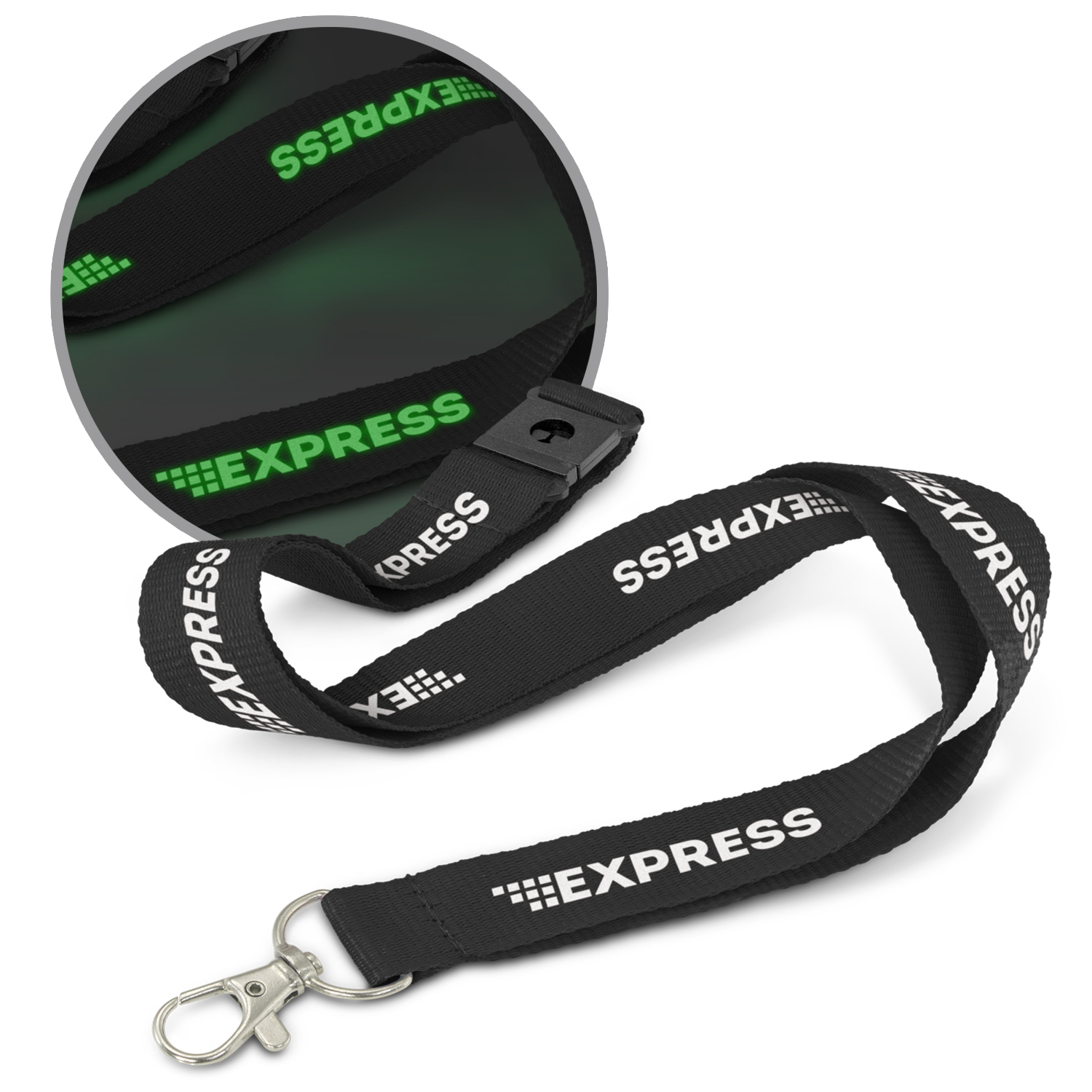 Glow in the Dark Logo Lanyard – Image 1