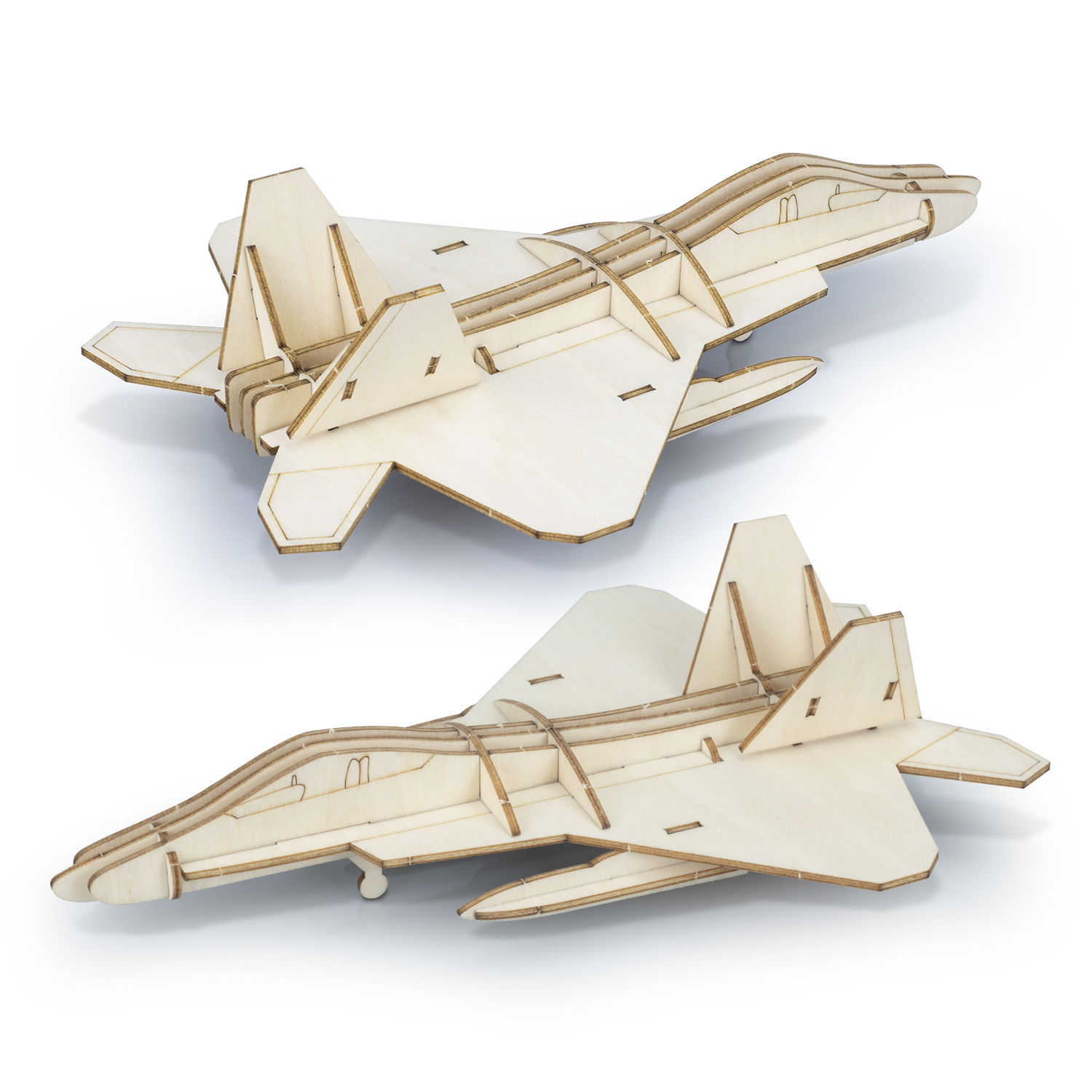 BRANDCRAFT Jet Fighter Wooden Model – Image 3