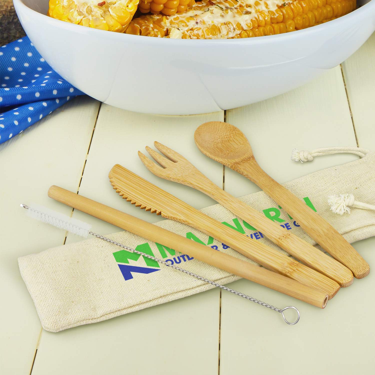 Bamboo Cutlery Set – Image 5