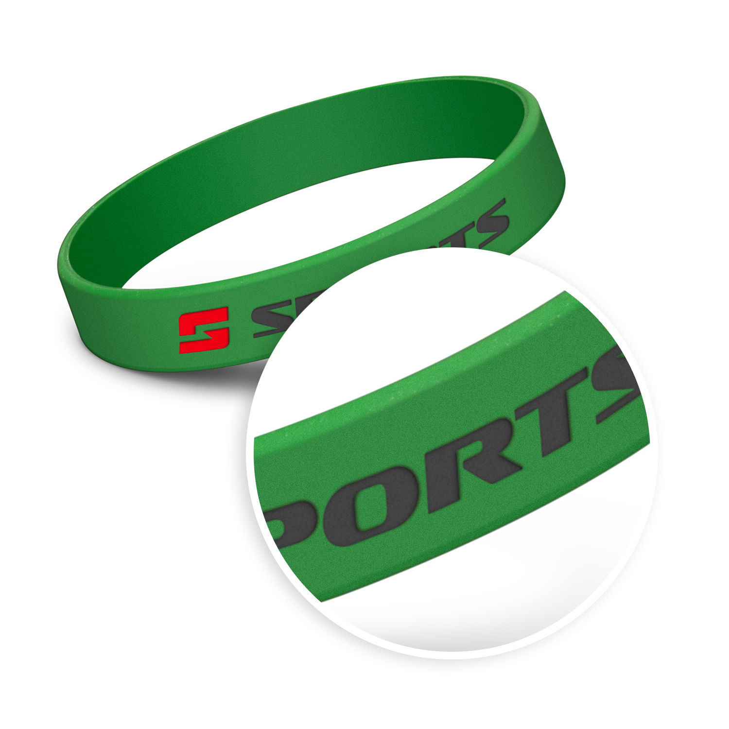 Kids Silicone Wrist Band - Debossed – Image 18