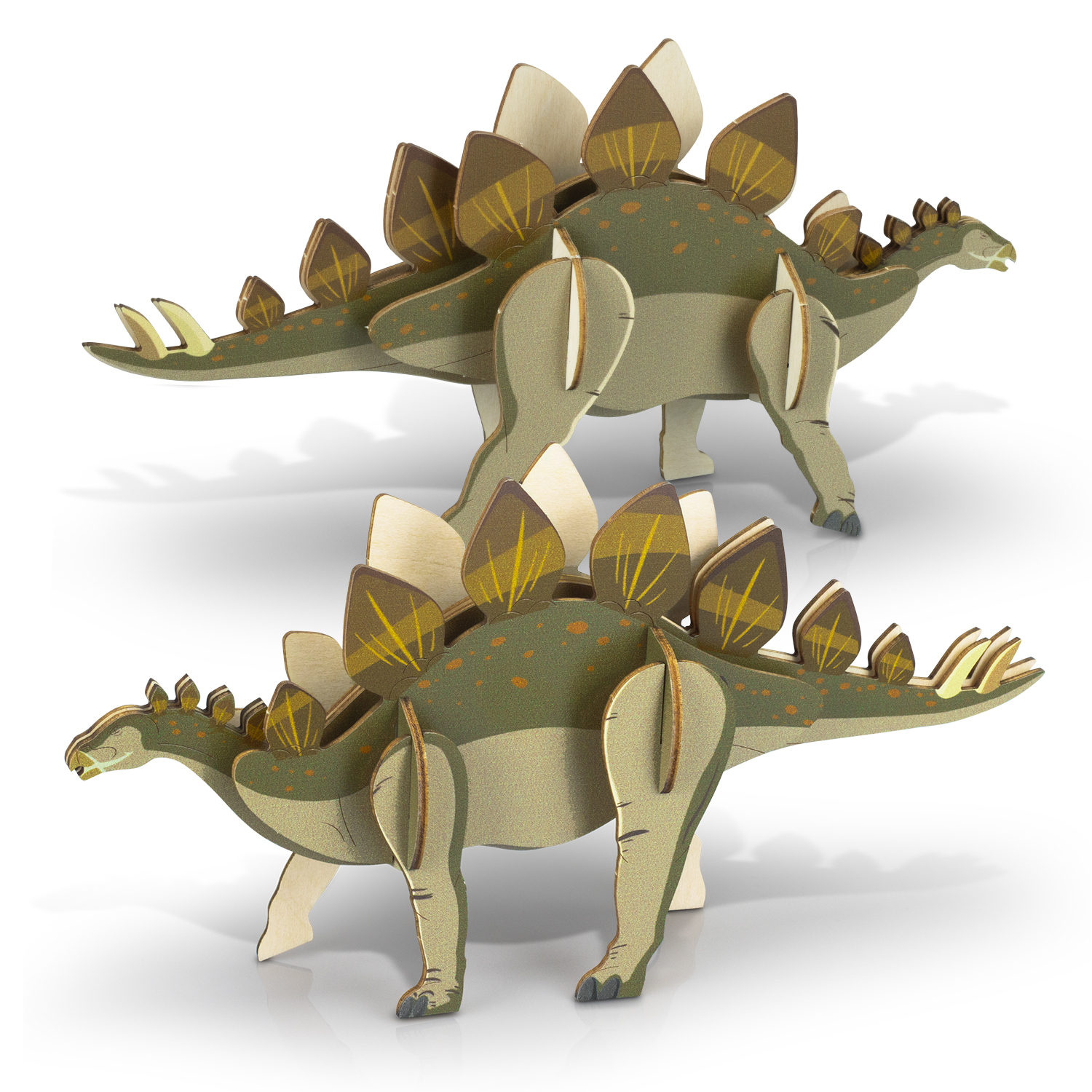 BRANDCRAFT Stegosaurus Wooden Model – Image 7