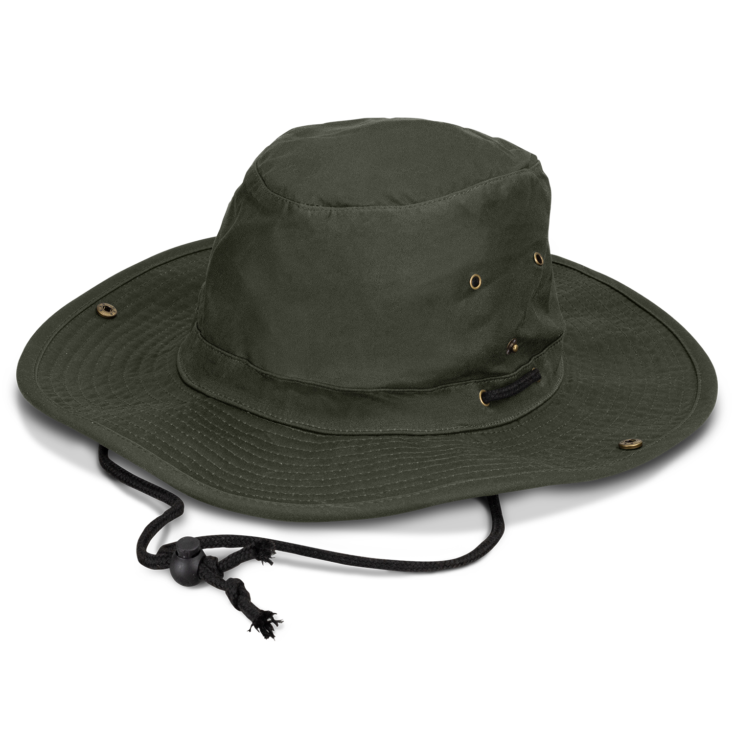 Oilskin Wide Brim Hat – Image 2