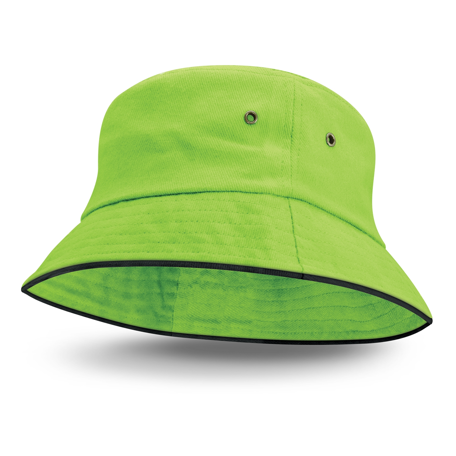 Bondi Bucket Hat - Black Sandwich Trim – Image 7