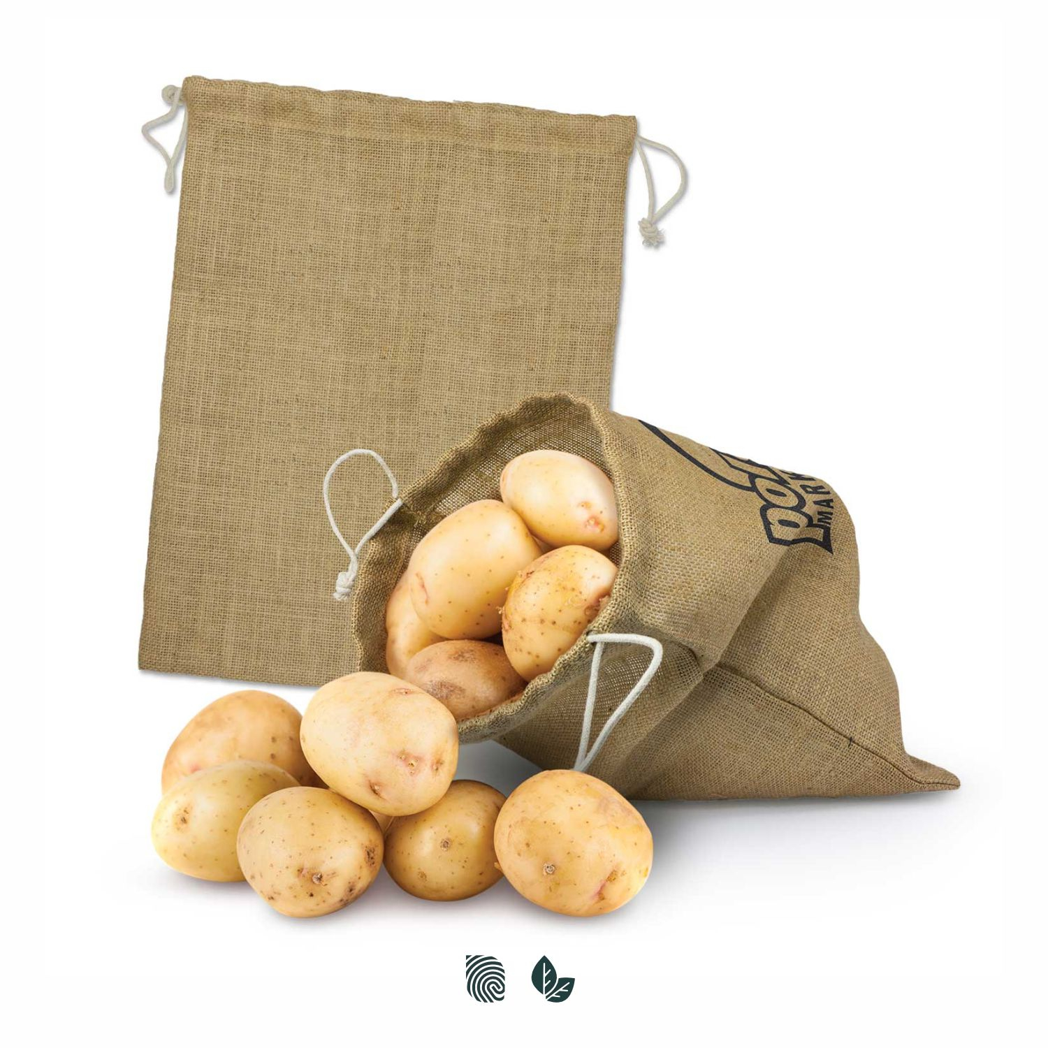 Jute Produce Bag - Large – Image 1