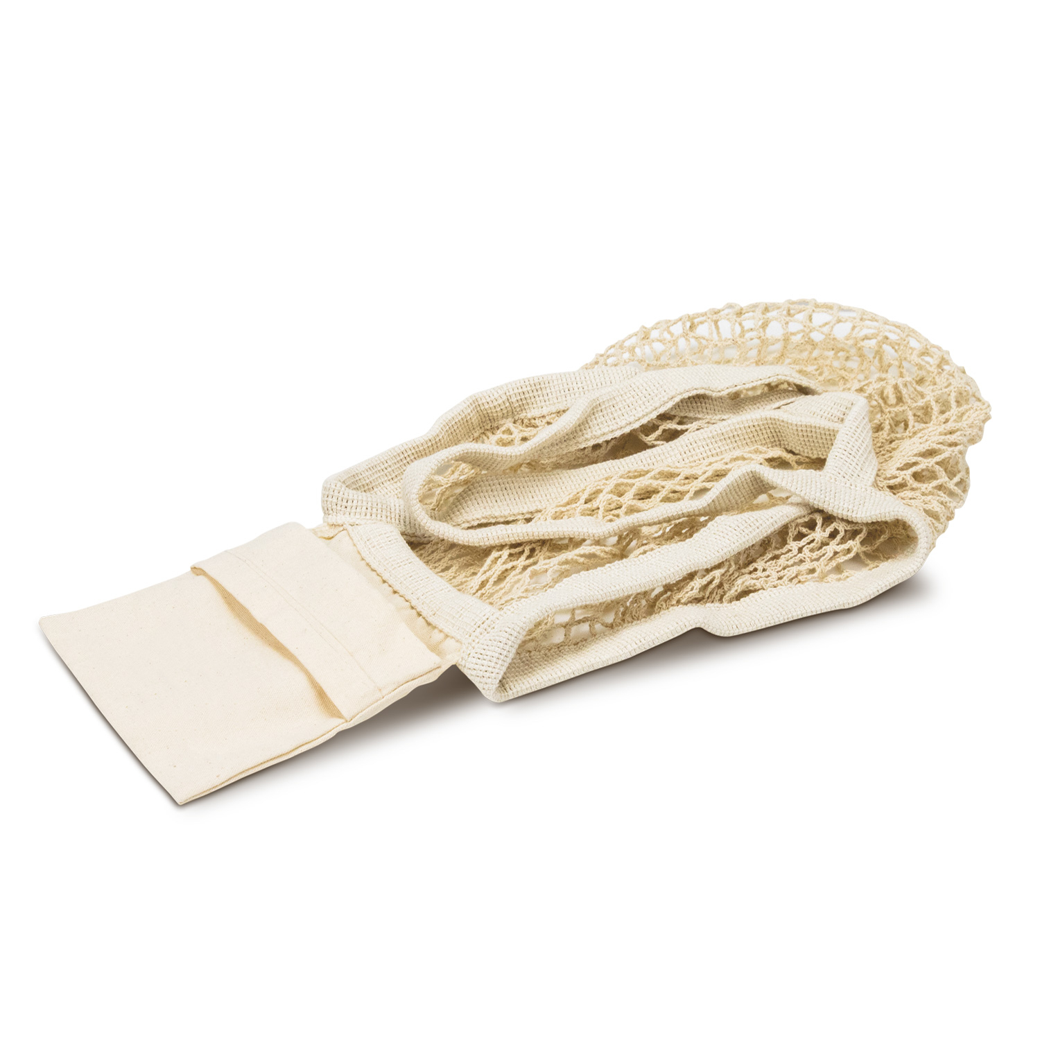 Cotton Mesh Foldaway Tote Bag - Small – Image 5