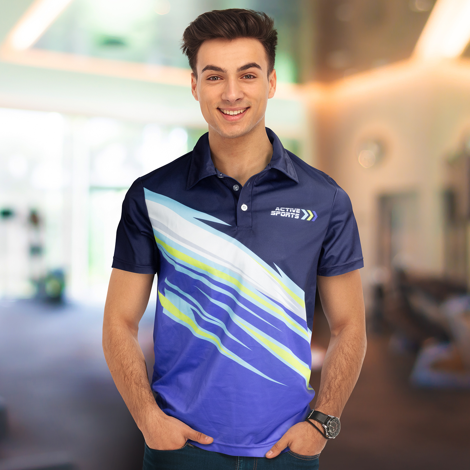 Custom Mens Sports Polo – Image 4