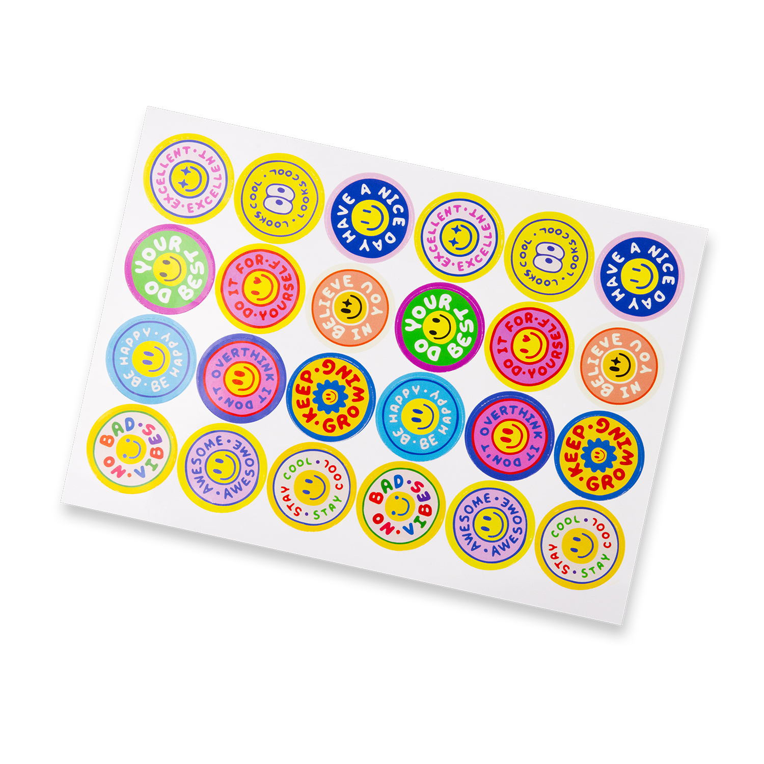 Sticker Sheet 44mm Circle - Gloss – Image 1