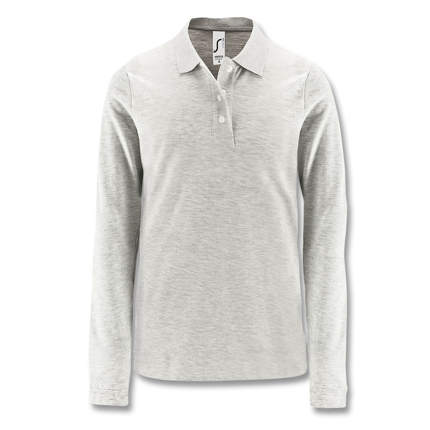 SOLS Perfect Women's Long Sleeve Polo – Image 2