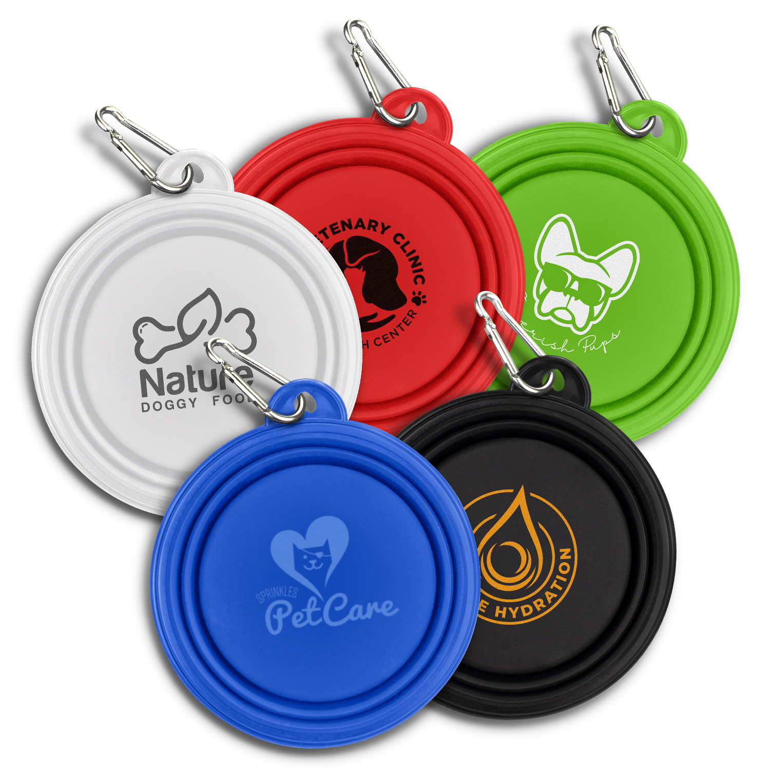 Silicone Collapsible Pet Bowl – Image 1