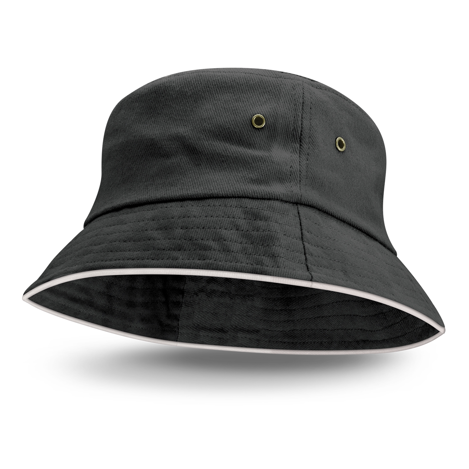 Bondi Bucket Hat - White Sandwich Trim – Image 6