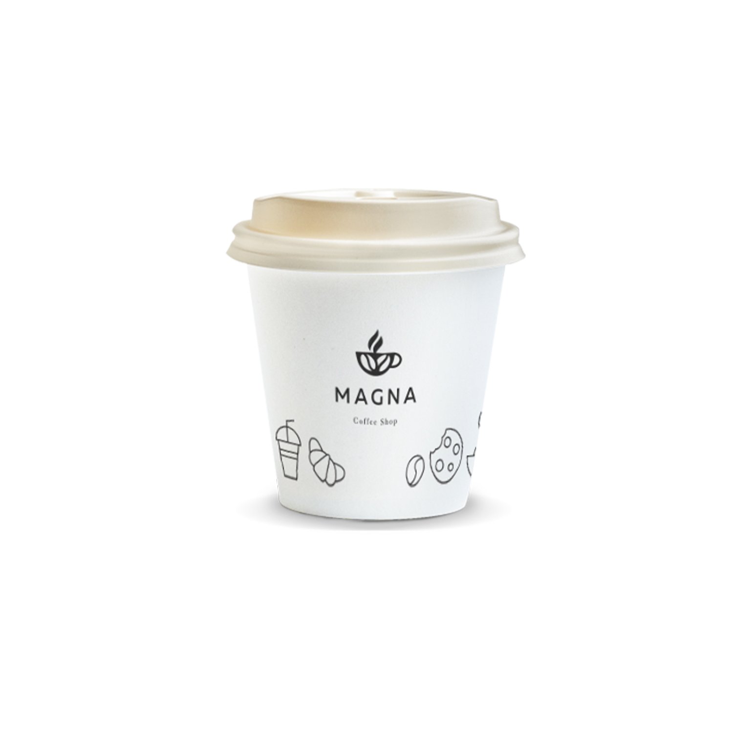 Compostable Paper Coffee Cup - 180ml – Image 2