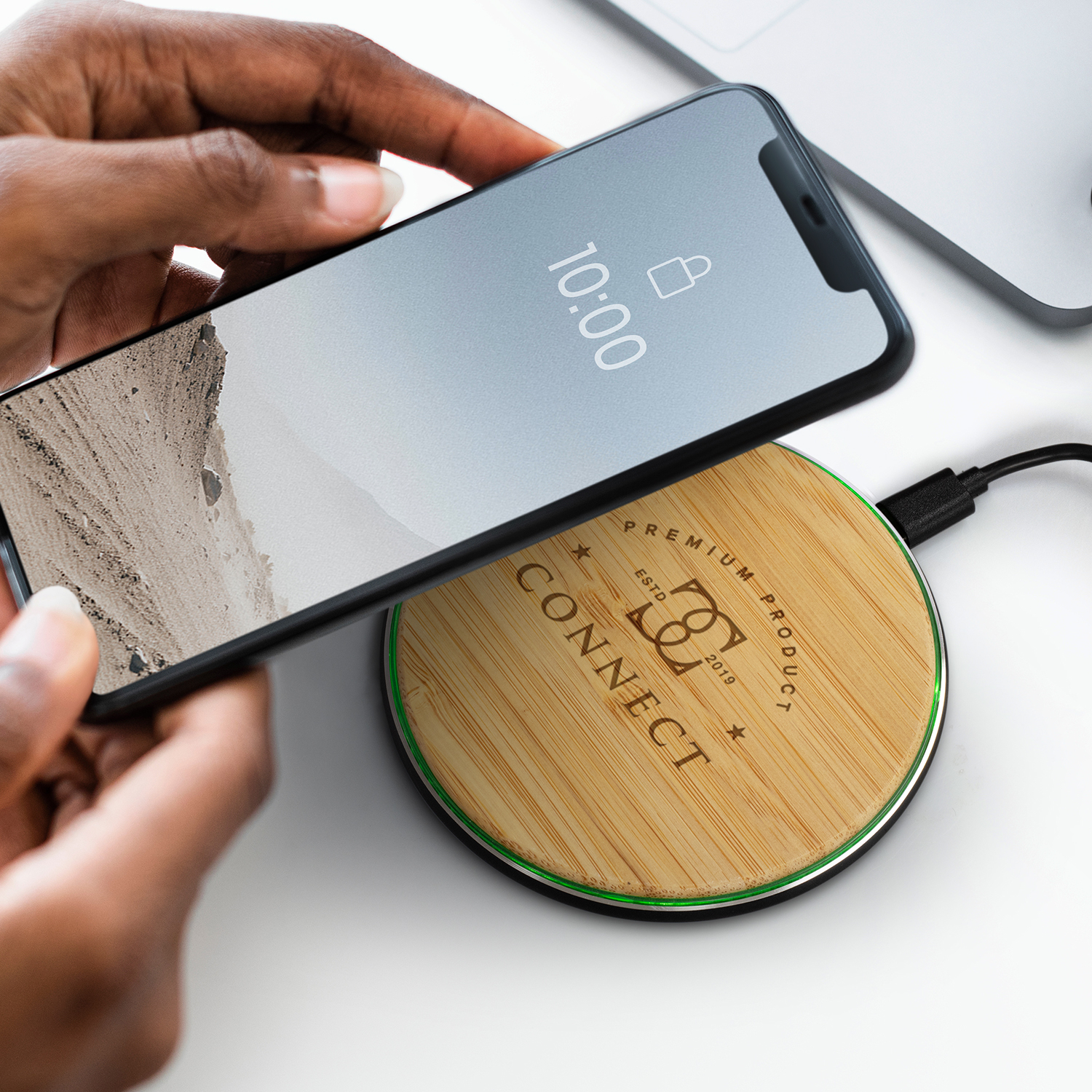 Bamboo 15W Wireless Fast Charger – Image 7