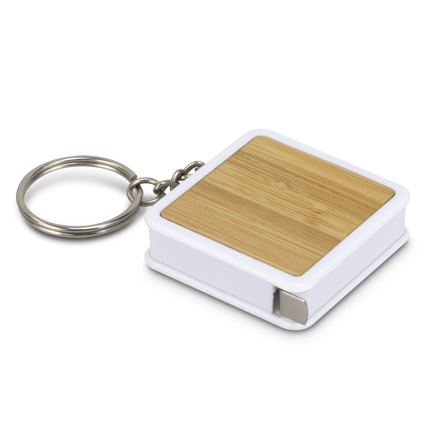Bamboo Tape Measure Key Ring – Image 2