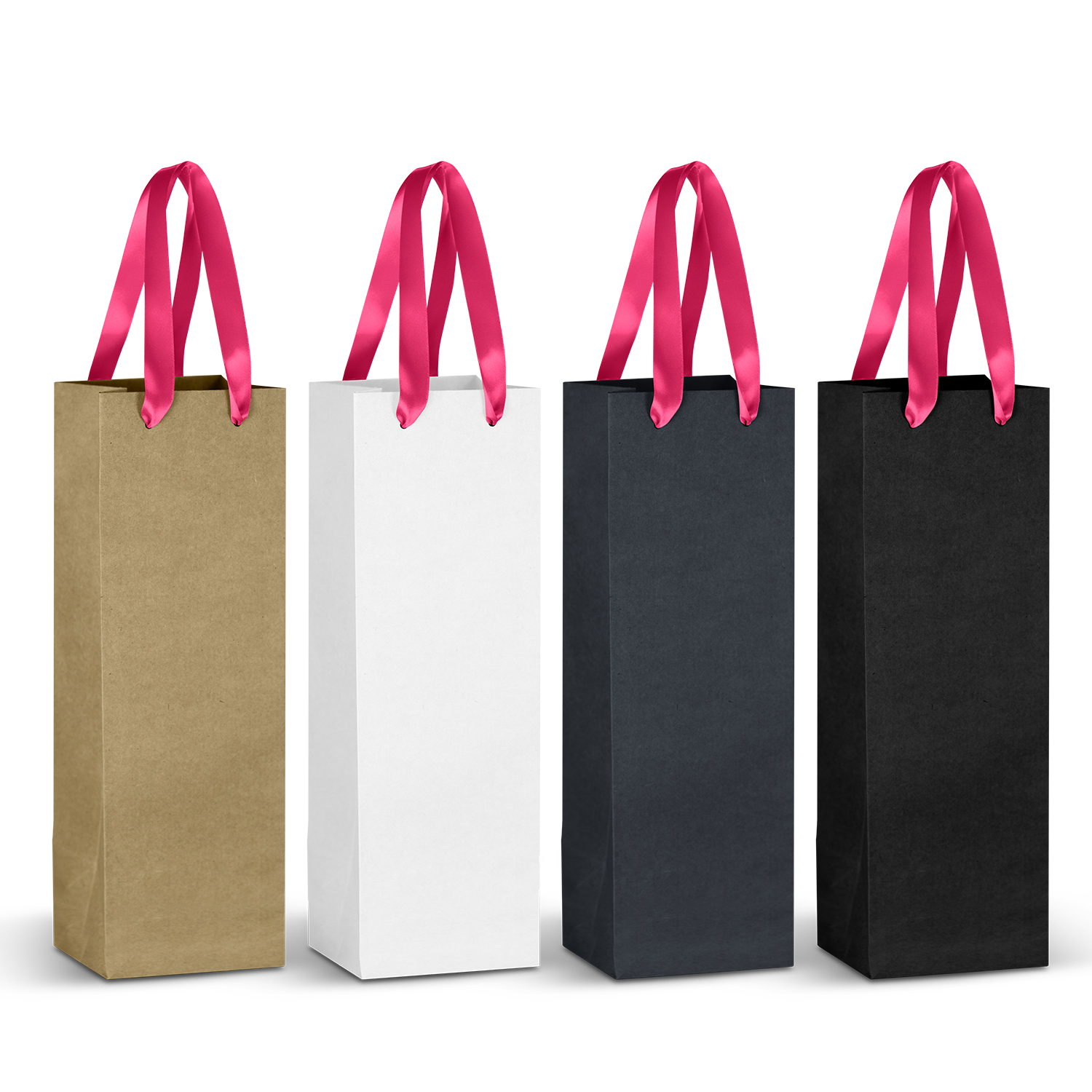 Champagne Ribbon Handle Paper Bag – Image 5