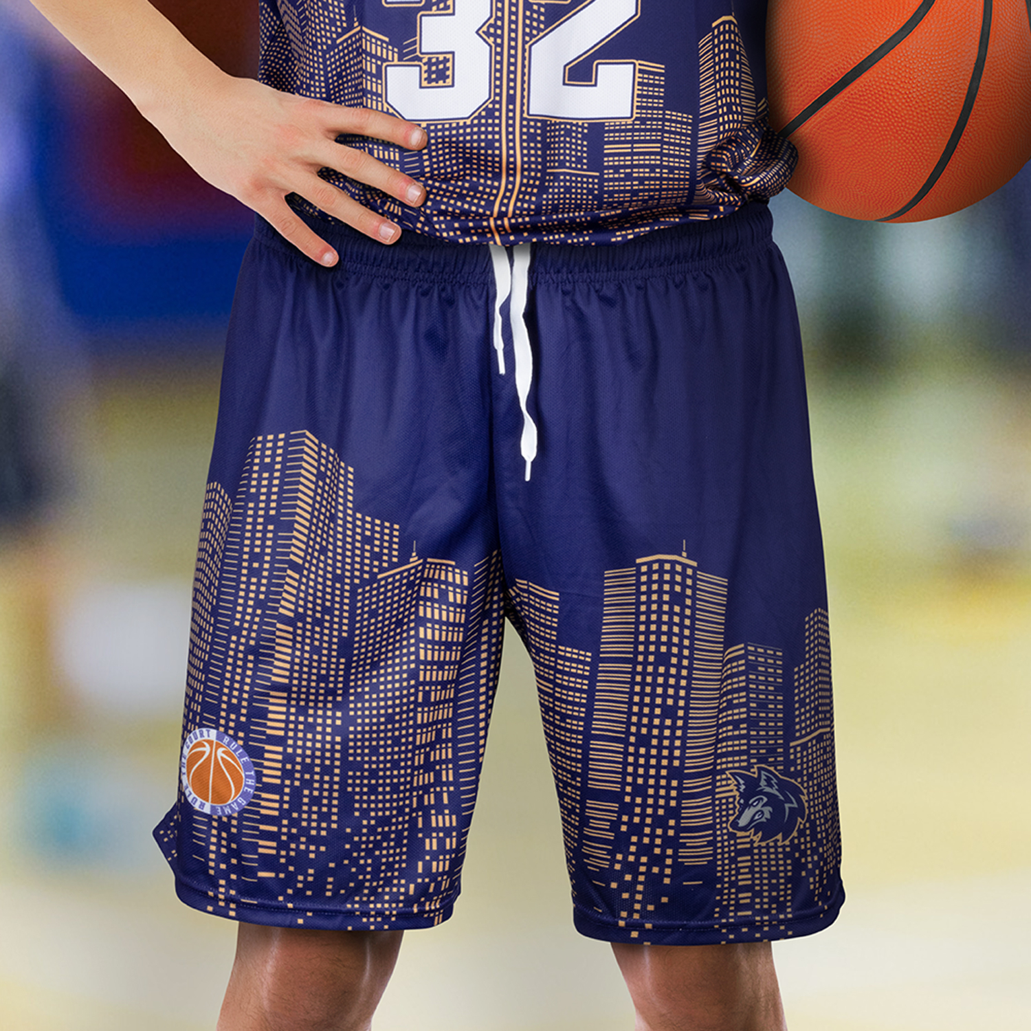 Custom Mens Basketball Shorts – Image 4