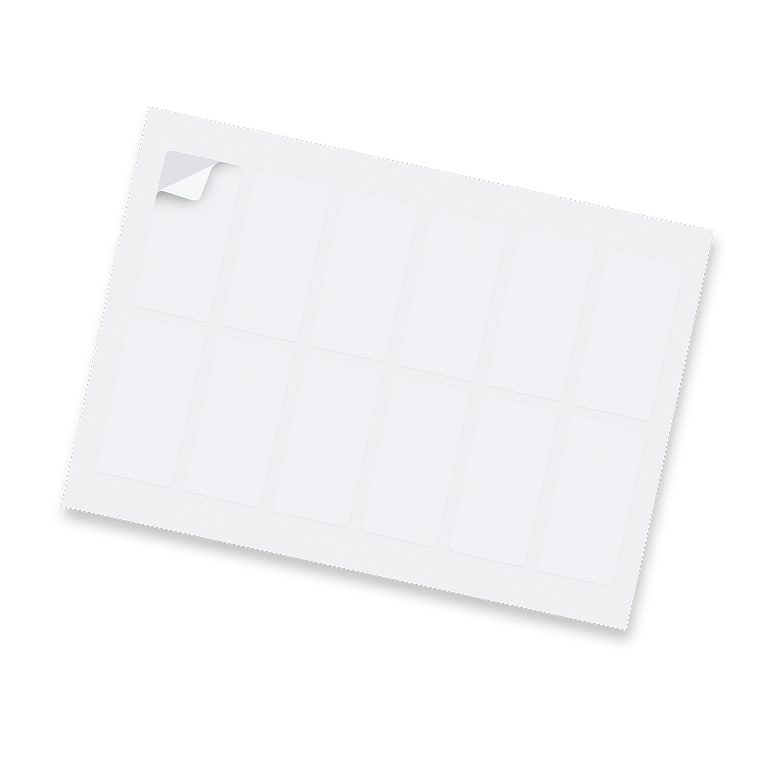 Sticker Sheet 40 x 80mm Rectangle - Matte – Image 2