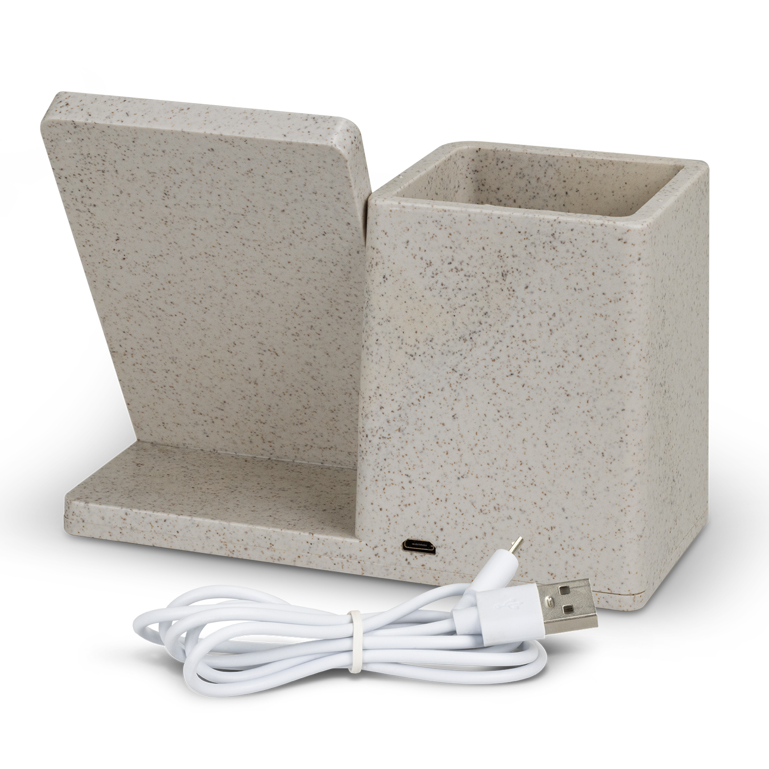 NATURA Oaken Wireless Charger Desk Caddy – Image 3
