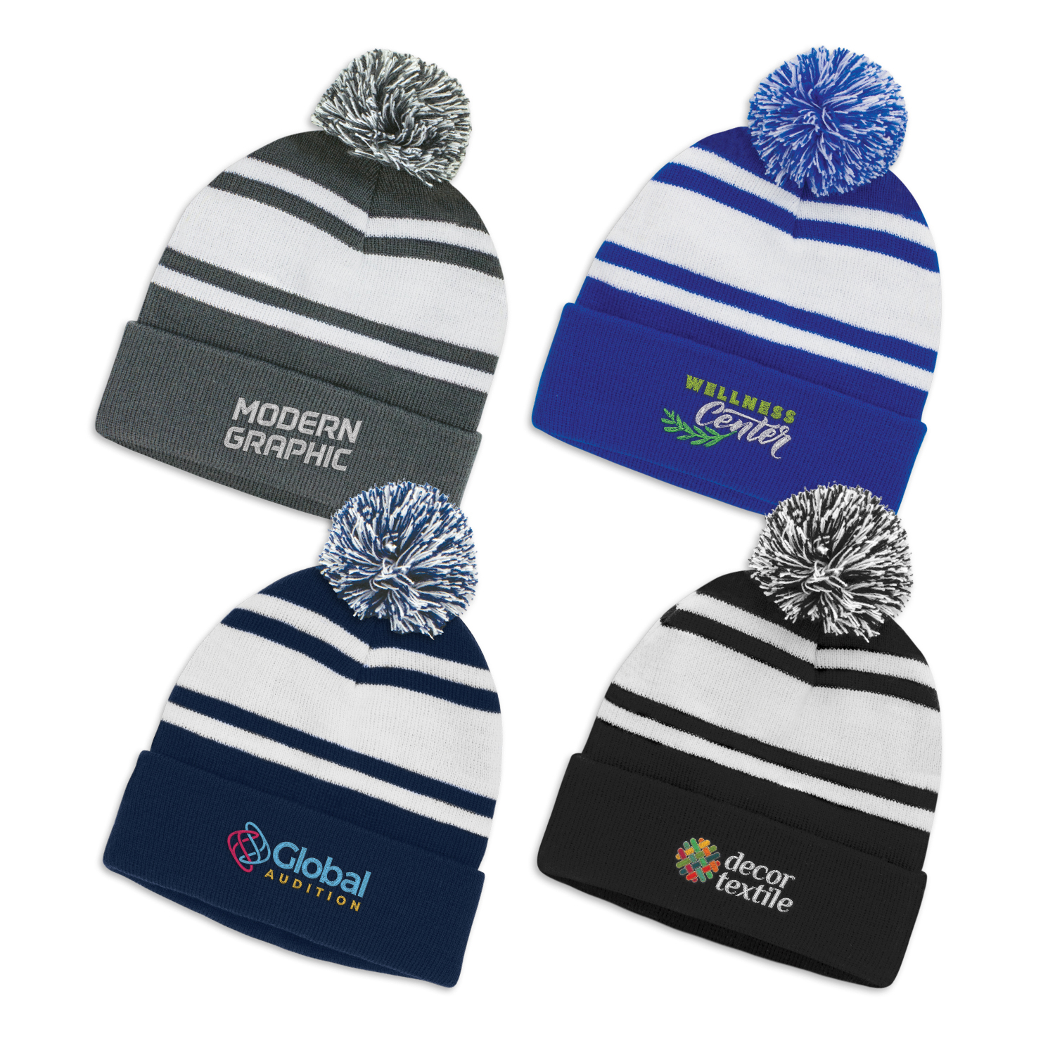 Commodore Beanie with Pom Pom – Image 1