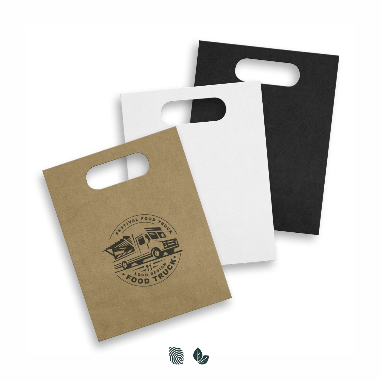 Medium Die Cut Paper Bag Portrait – Image 1