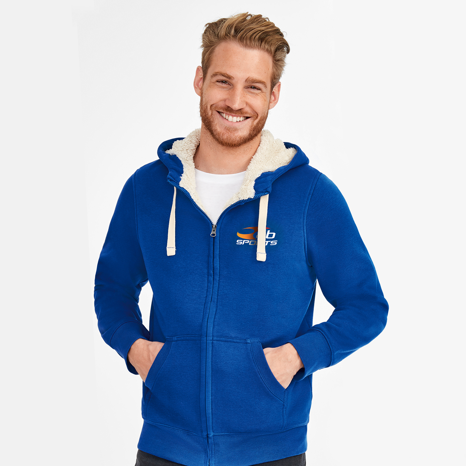 SOLS Sherpa Unisex Zipped Sweatshirt – Image 5