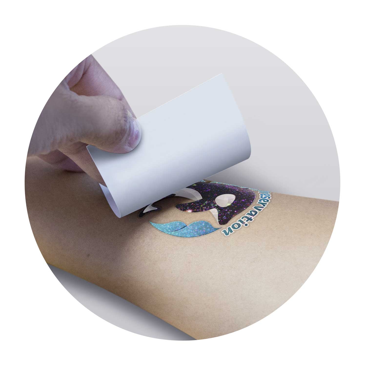 Temporary Tattoo Glitter - 51mm x 51mm – Image 2
