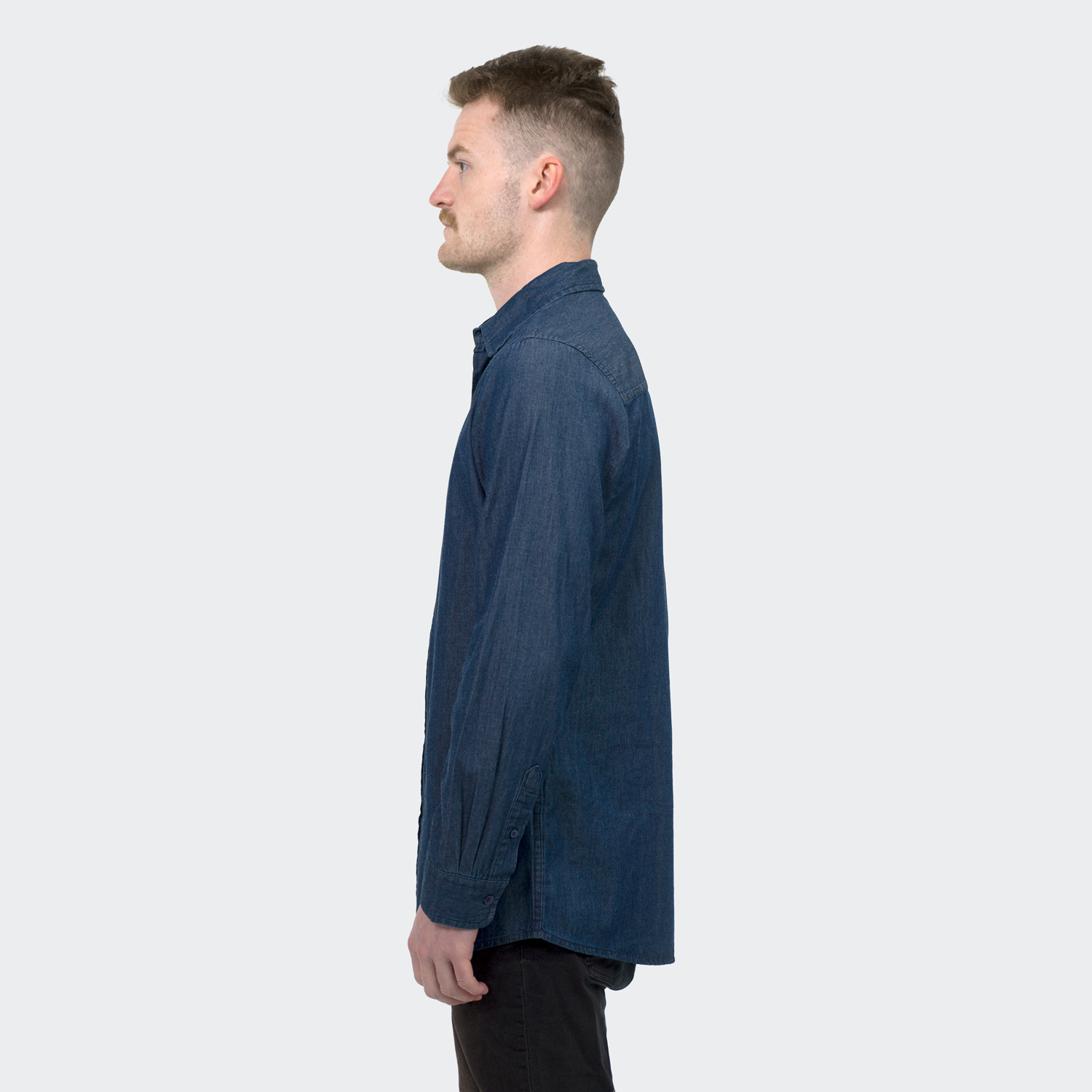 TRENDSWEAR Chester Men's Denim Shirt – Image 4