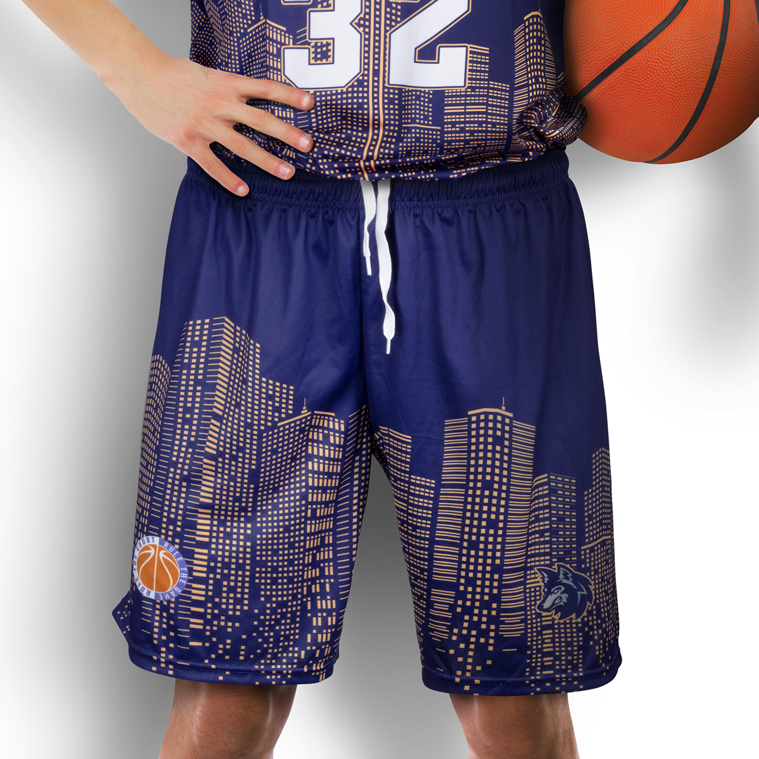 Custom Mens Basketball Shorts – Image 1