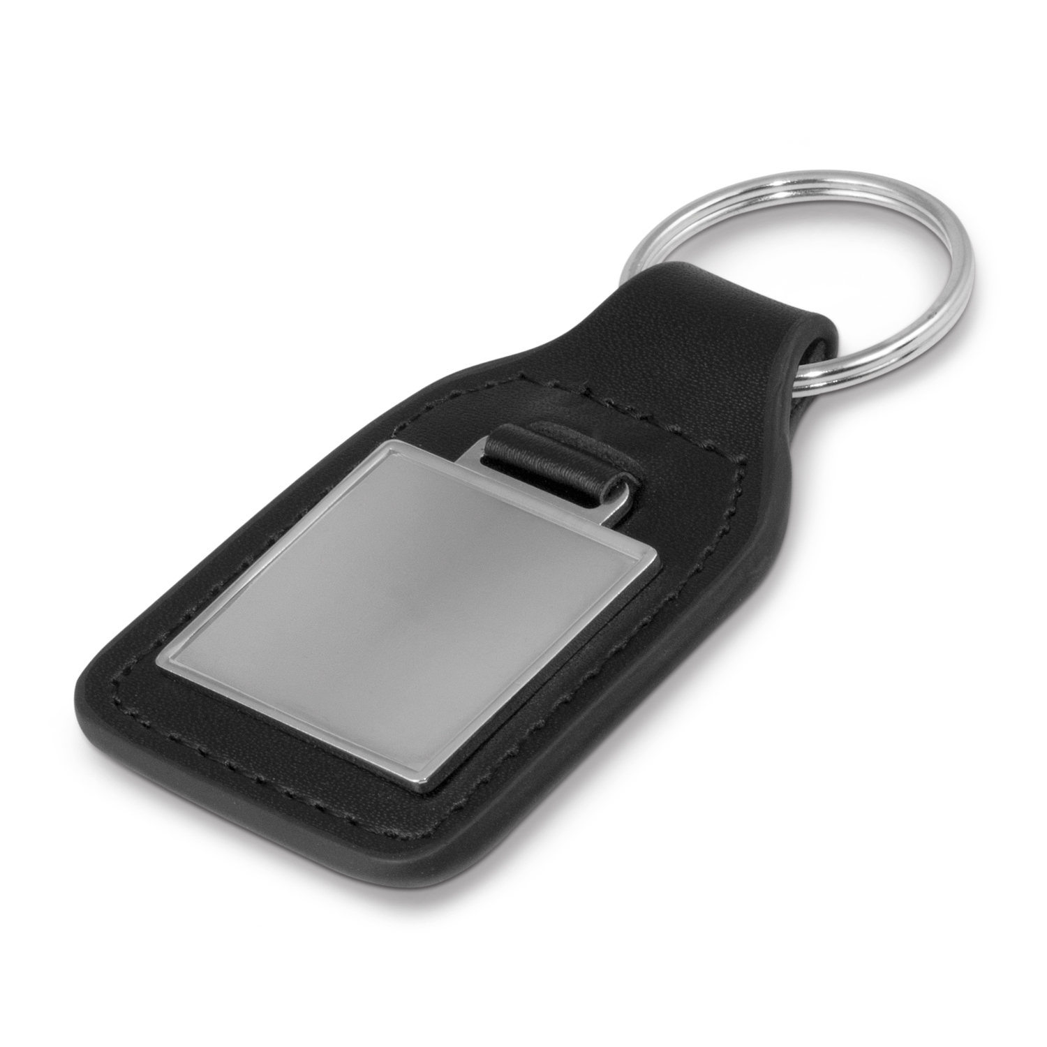 Baron Leather Key Ring - Square – Image 2