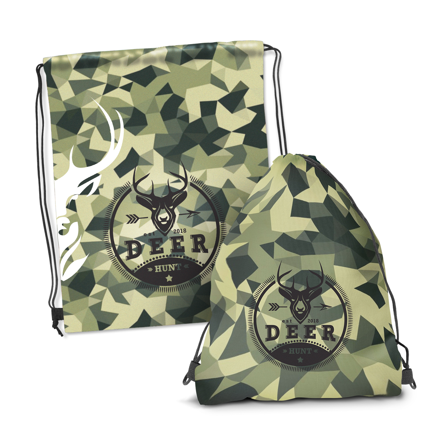 Drawstring Backpack - Full Colour – Image 1