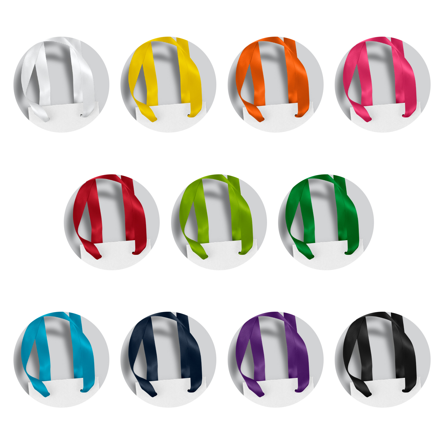 Champagne Ribbon Handle Paper Bag - Full Colour – Image 3