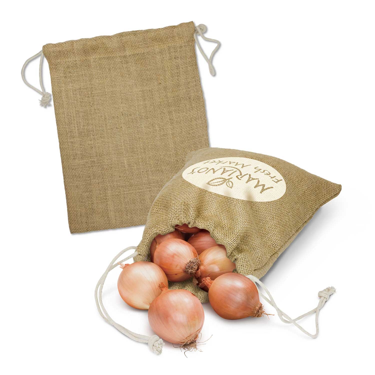 Jute Produce Bag - Medium – Image 2