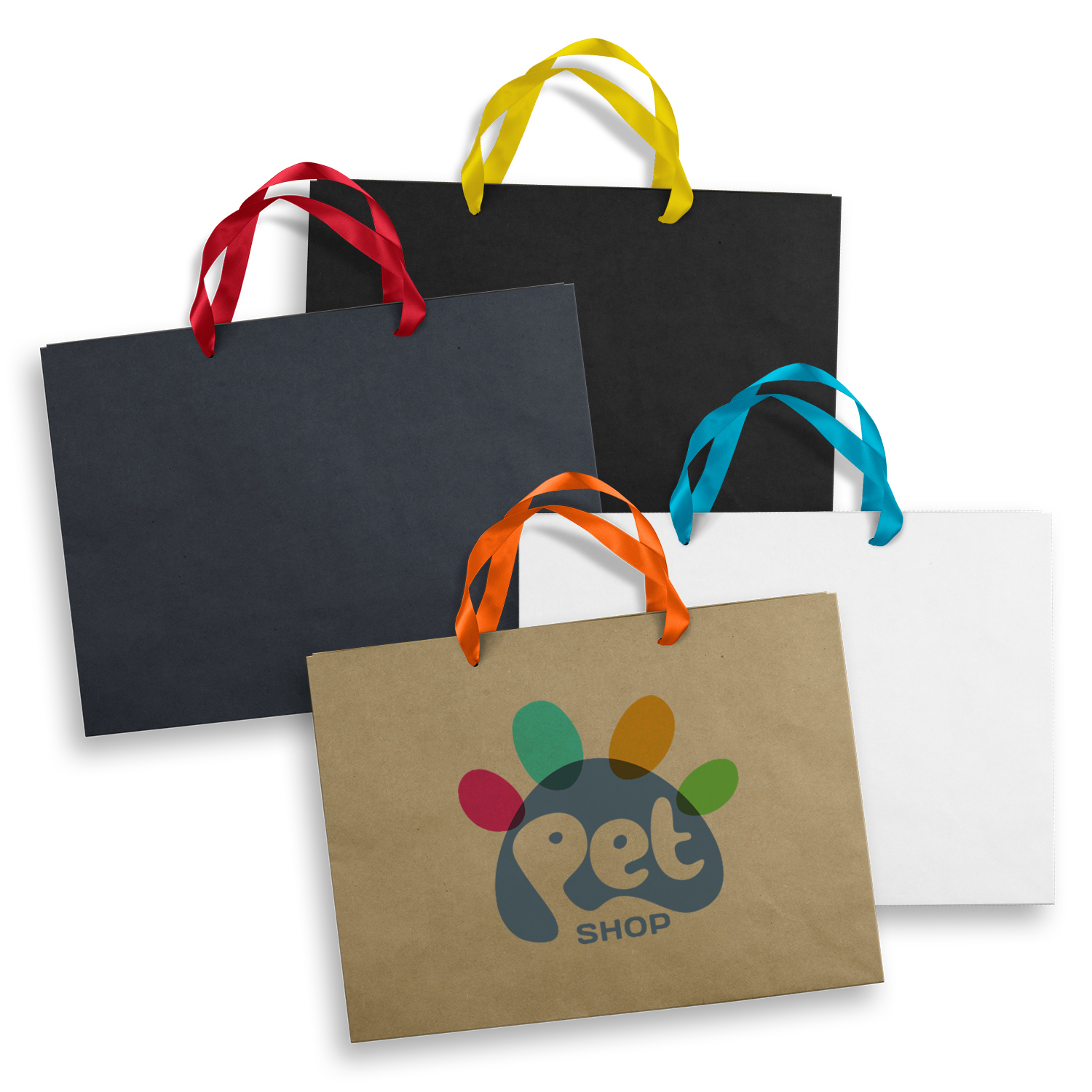 Extra Large Ribbon Handle Paper Bag – Image 1