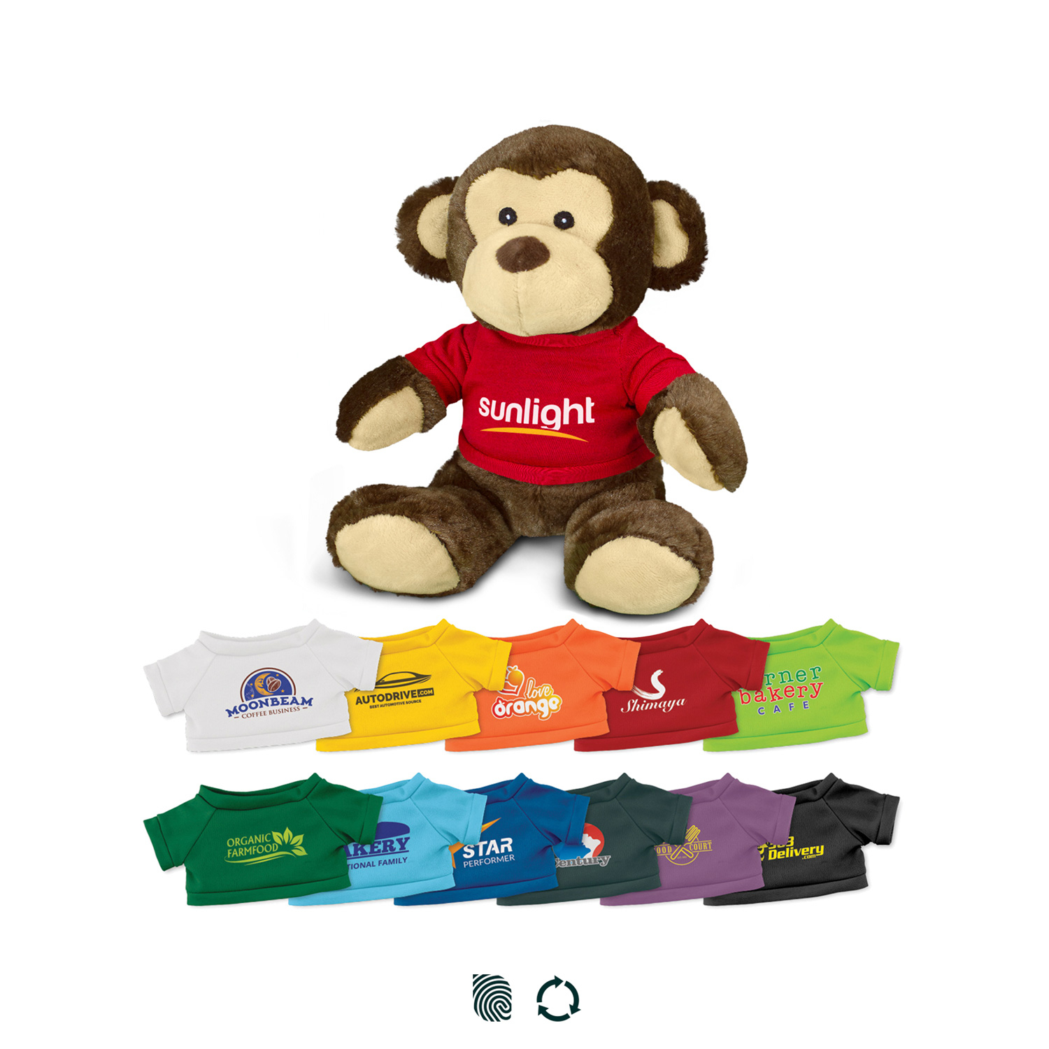 Monkey Plush Toy – Image 1