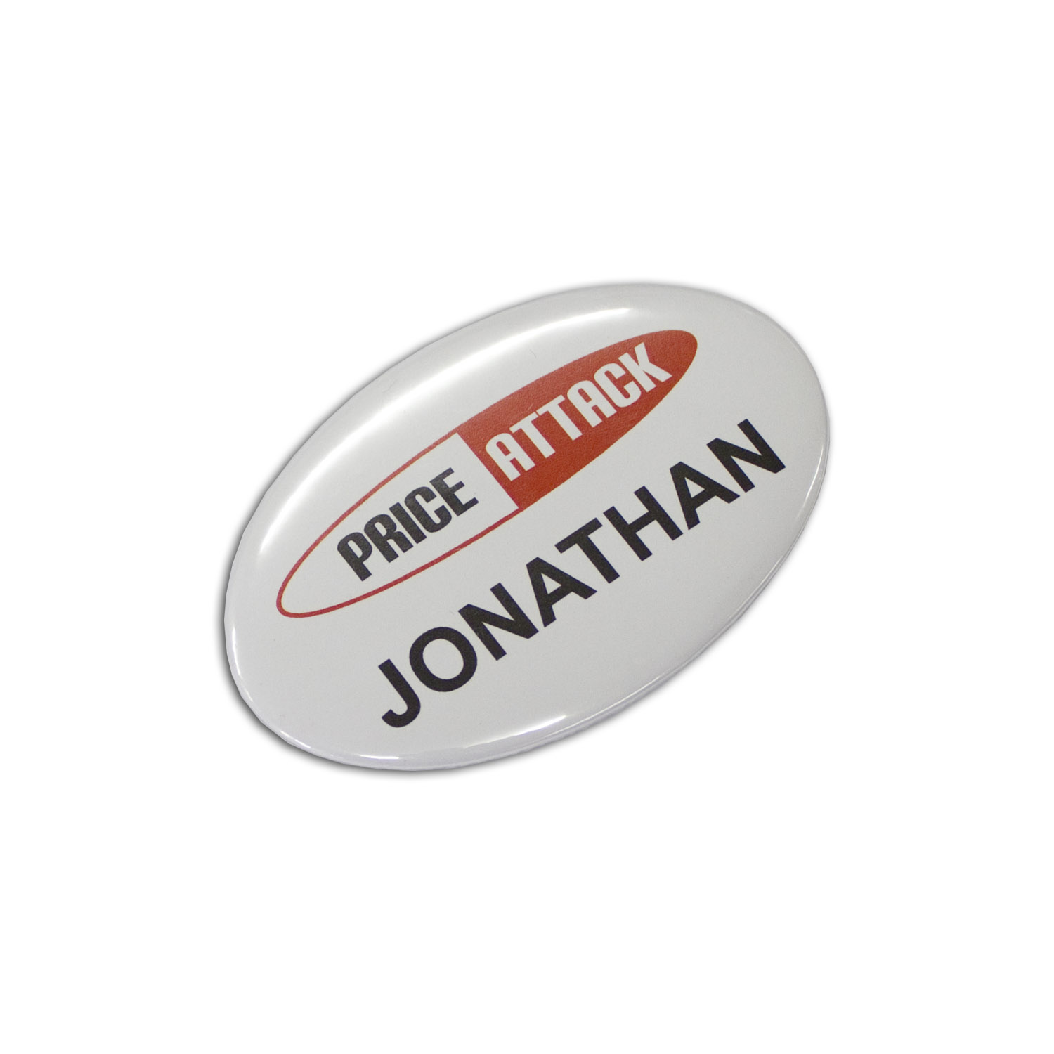 Button Badge Oval - 65 x 45mm – Image 1