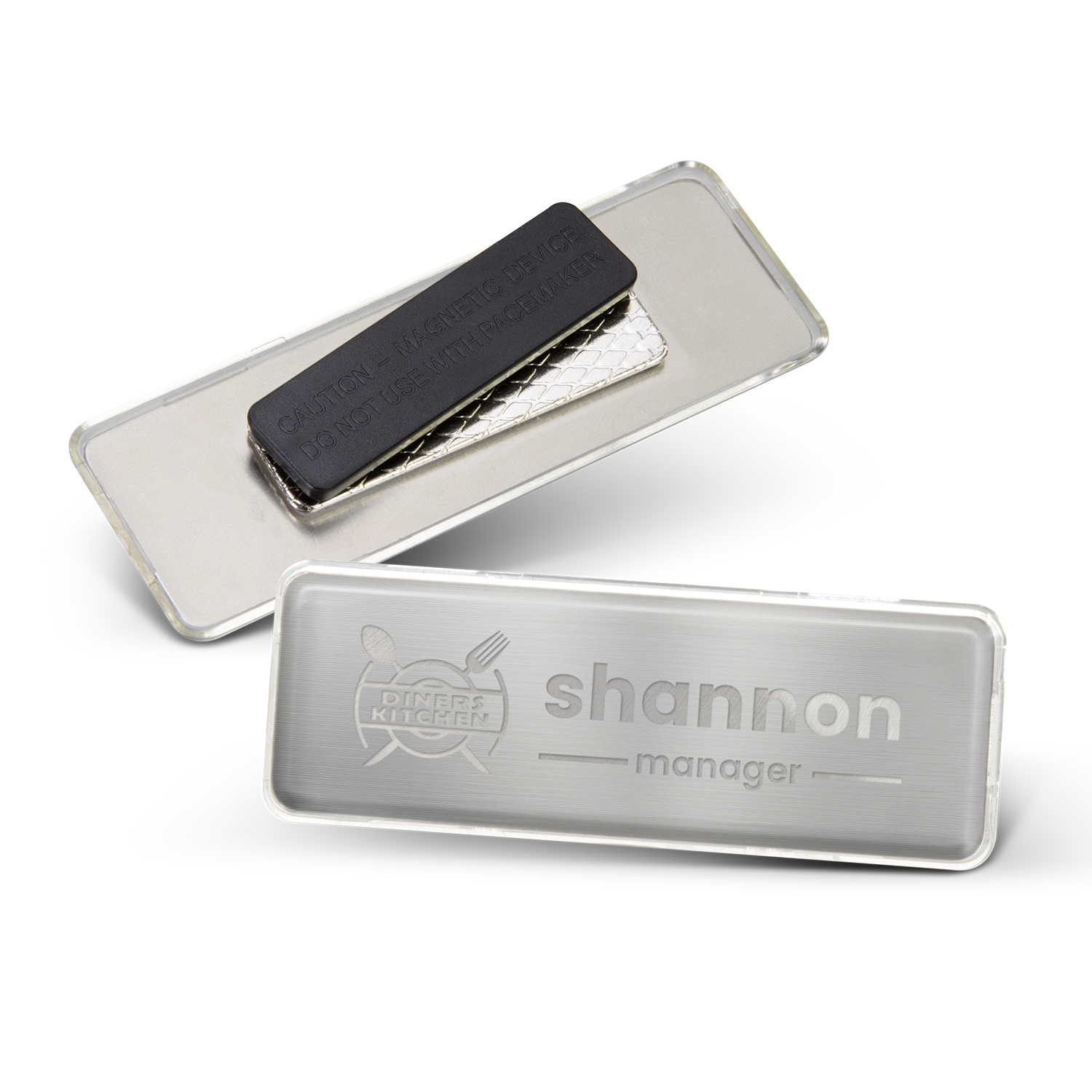 Metal Name Badge – Image 1
