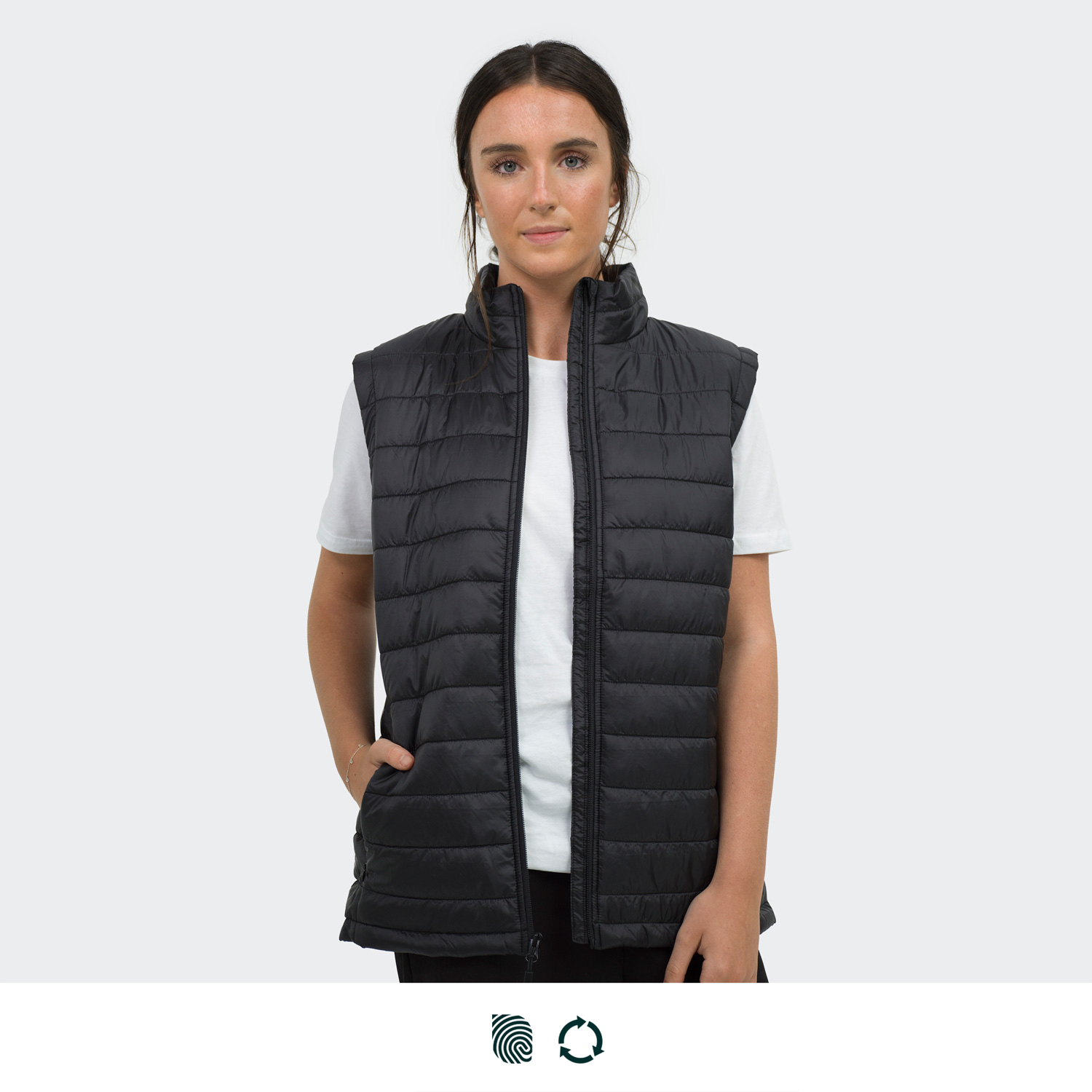 TRENDSWEAR Frazer Womens Puffer Vest – Image 2
