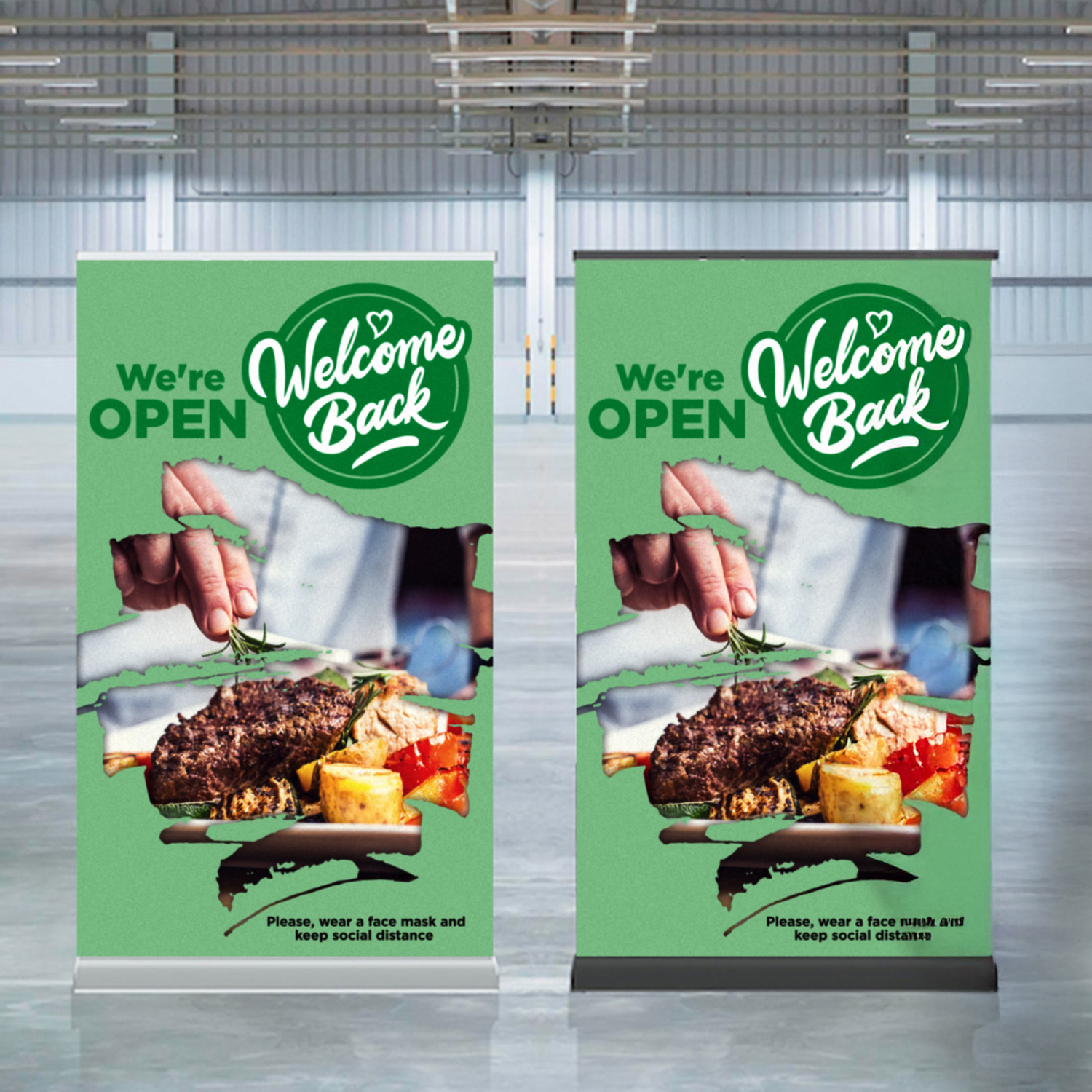 Luxury Pull Up Banner (SC Approved) – Image 1