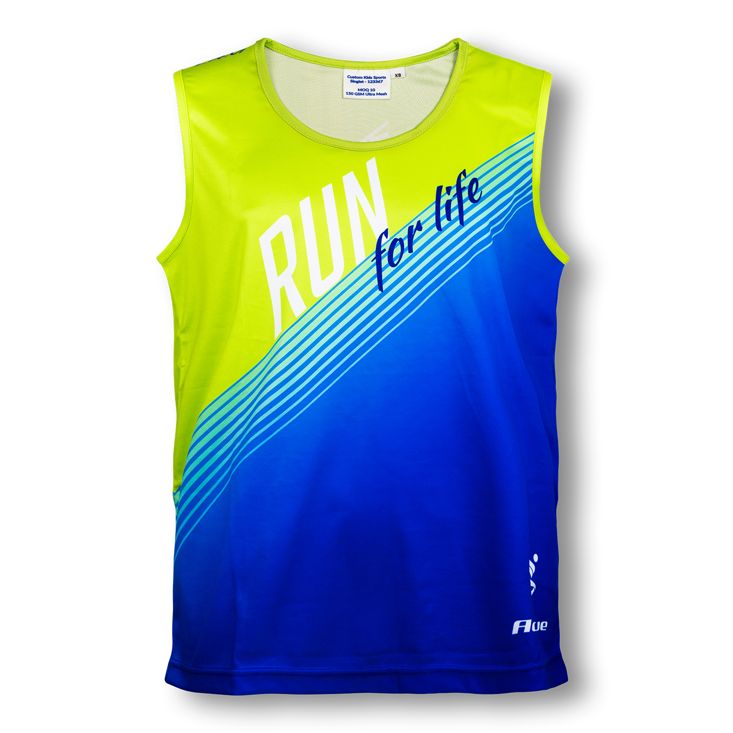 Custom Kids Sports Singlet – Image 2