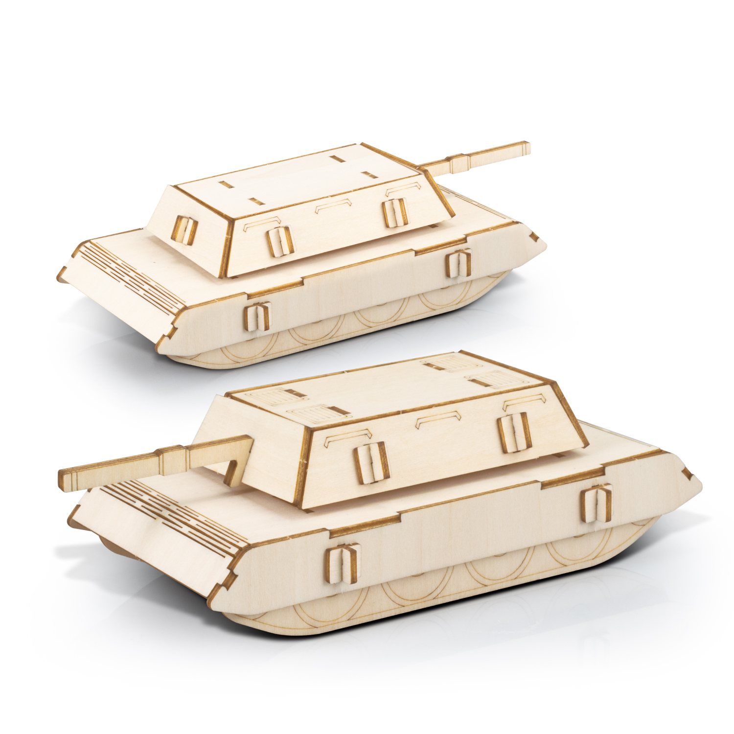 BRANDCRAFT Tank Wooden Model – Image 3