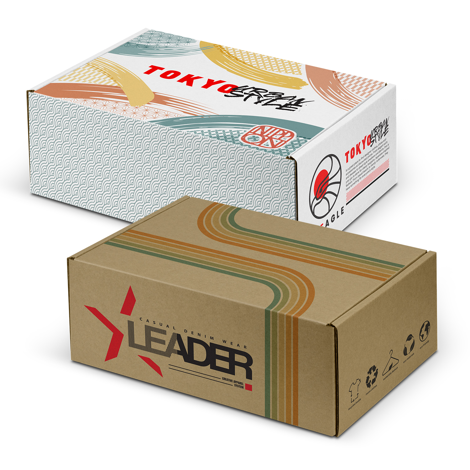 Die Cut Box with Locking Lid - 360x260x134mm – Image 1