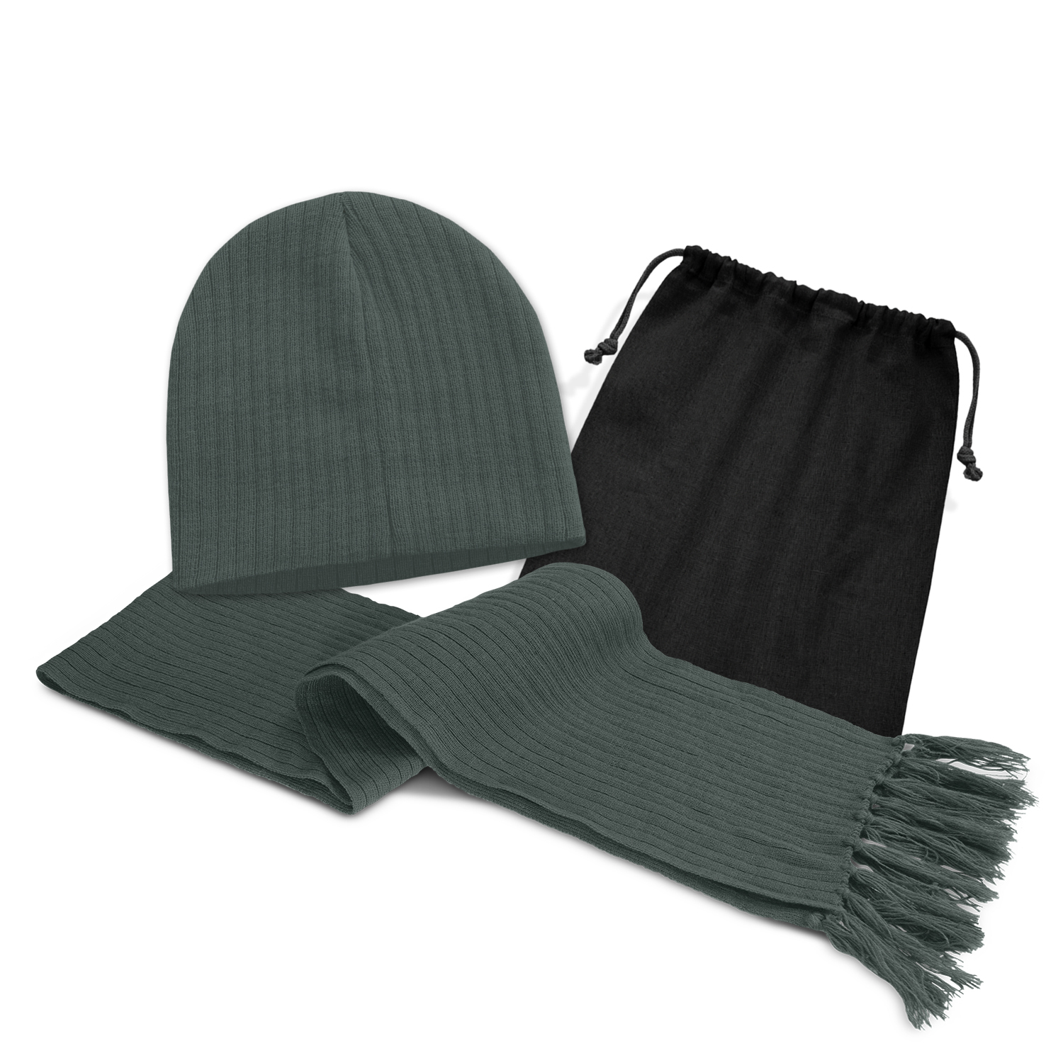 Nebraska Scarf and Beanie Set – Image 2