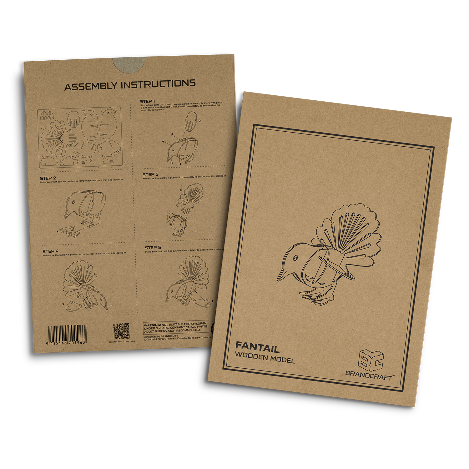 BRANDCRAFT Fantail Wooden Model – Image 5
