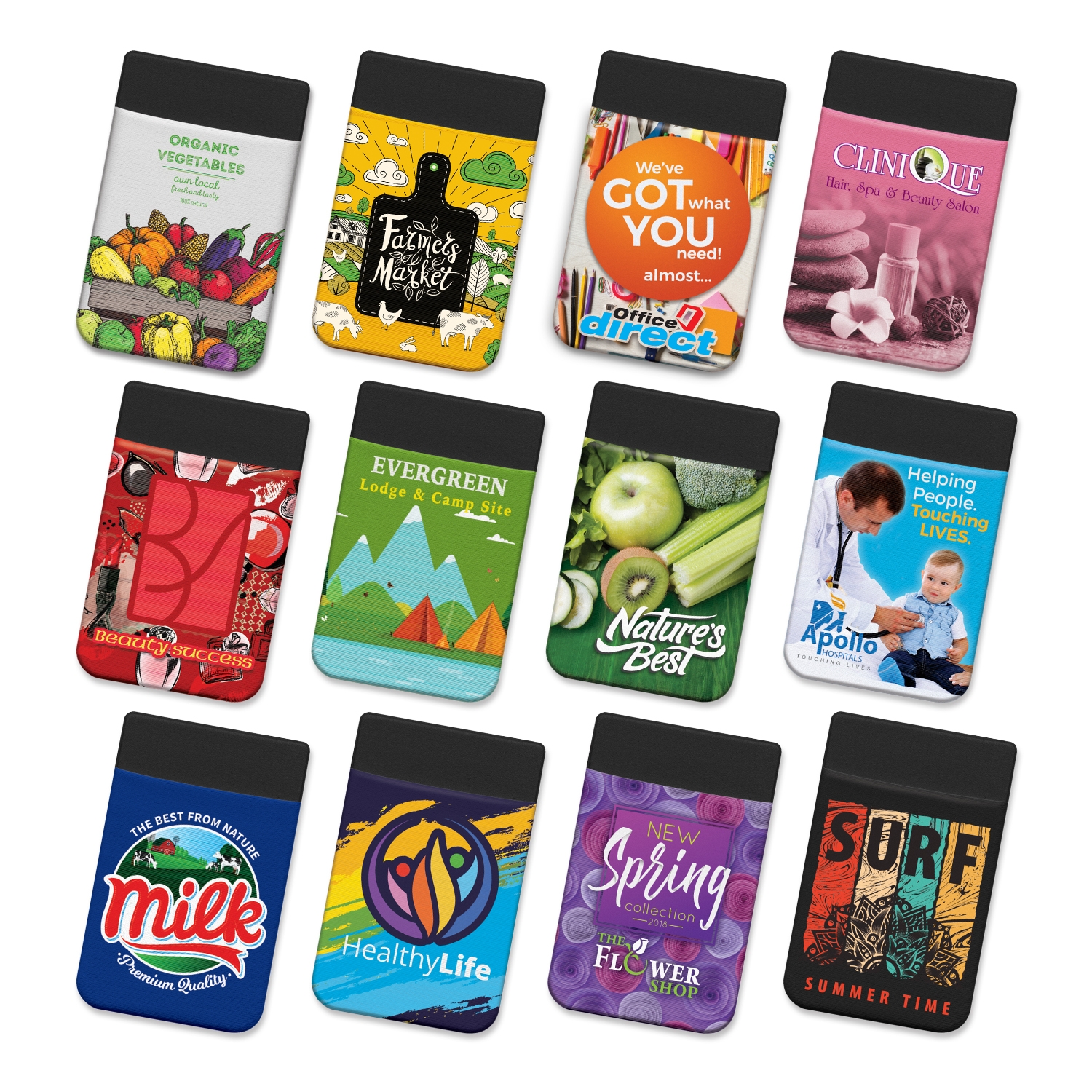 Lycra Phone Wallet - Full Colour – Image 1