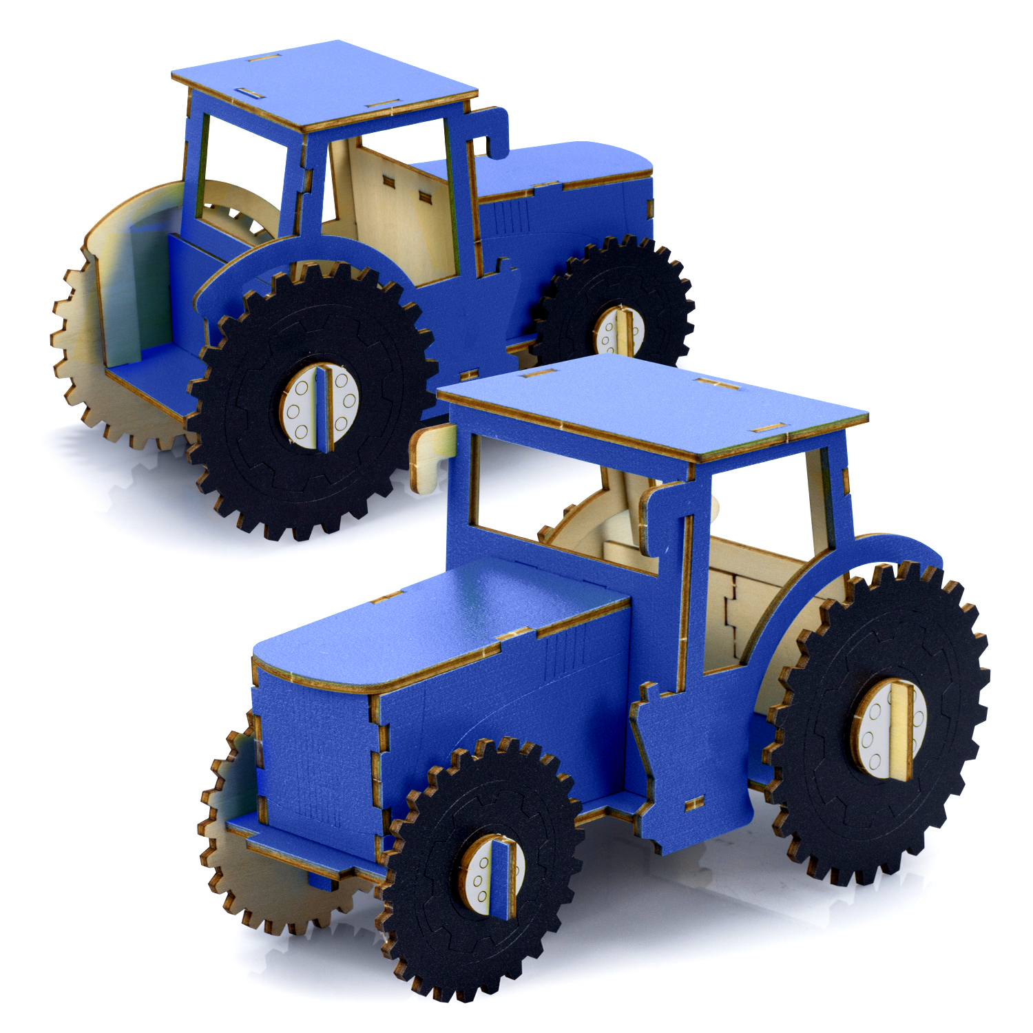 BRANDCRAFT Tractor Wooden Model – Image 7