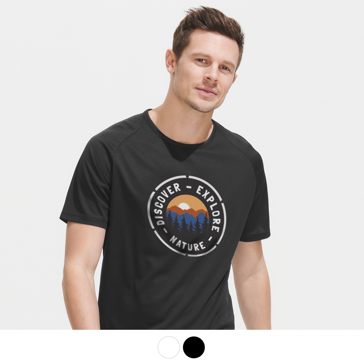 SOLS Sporty Mens T-Shirt – Image 1