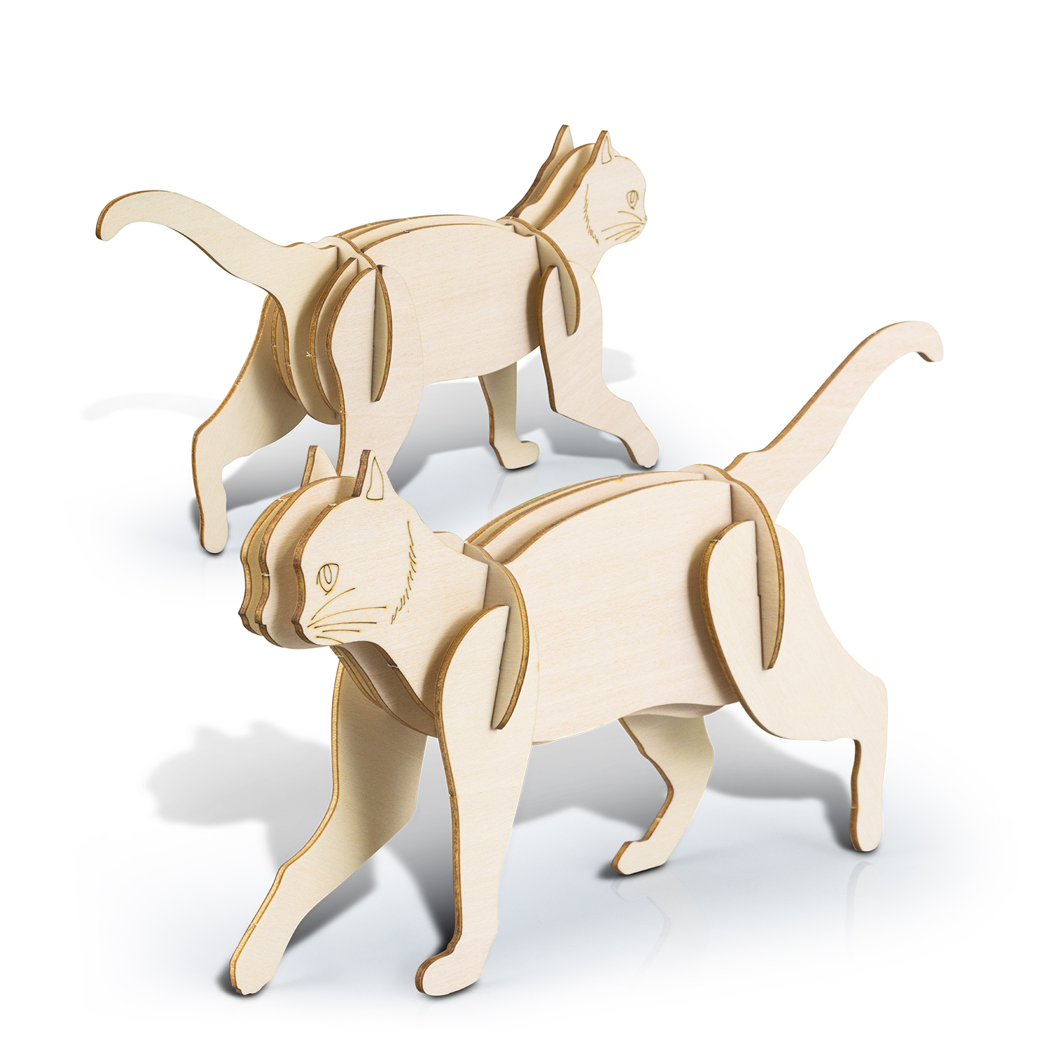 BRANDCRAFT Cat Wooden Model – Image 3