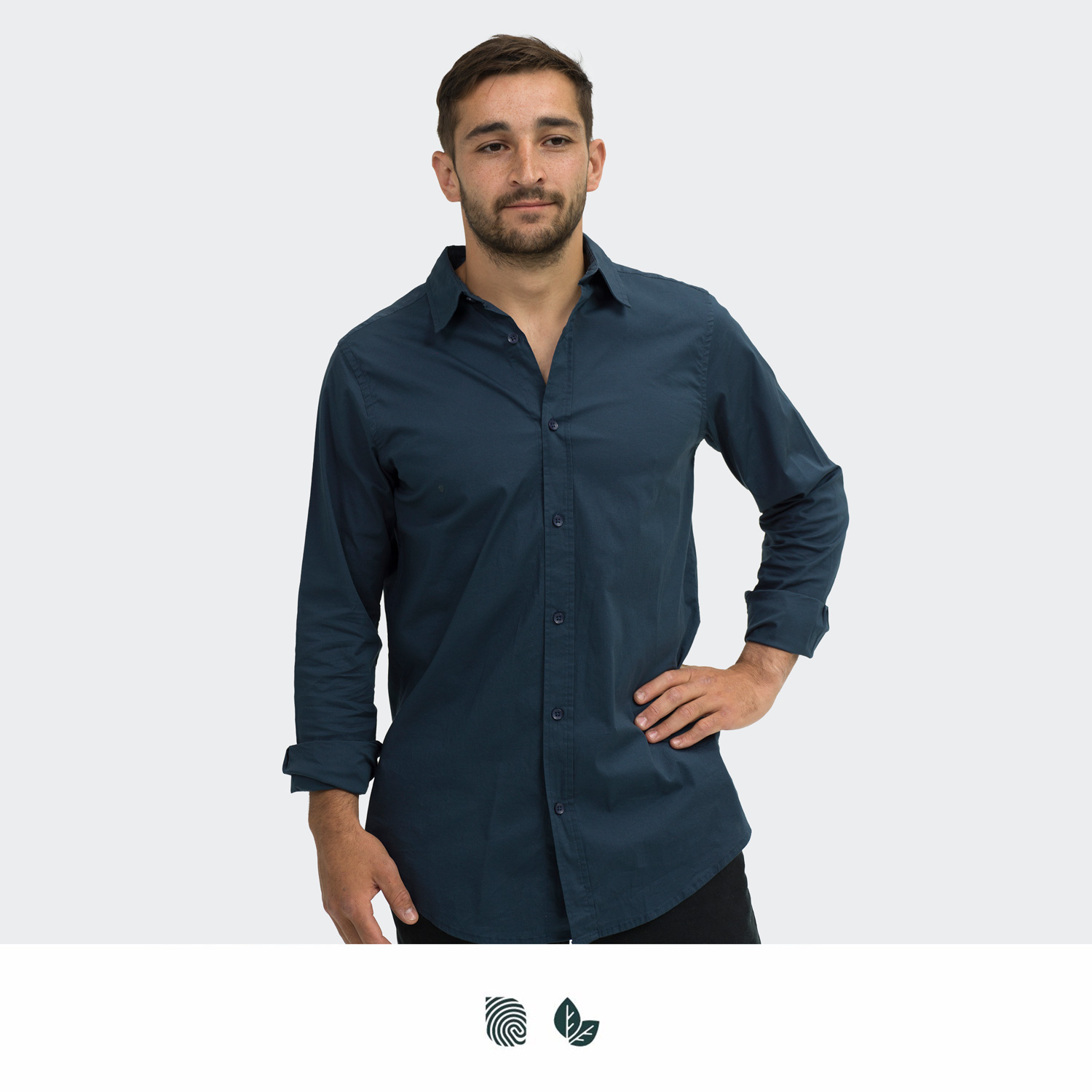 TRENDSWEAR Parker Men's Poplin Shirt – Image 2